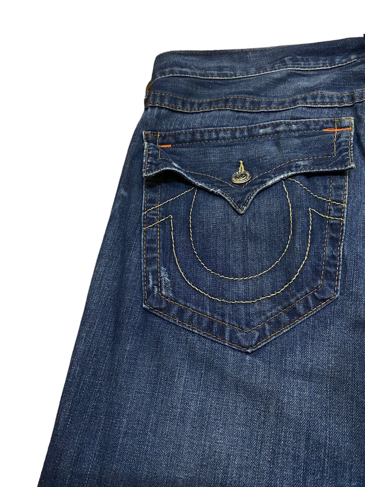 True Religion Rare Design Vintage True Religion Ricky Baggy Jeans 1990s Size US 36 / EU 52 - 5 Thumbnail