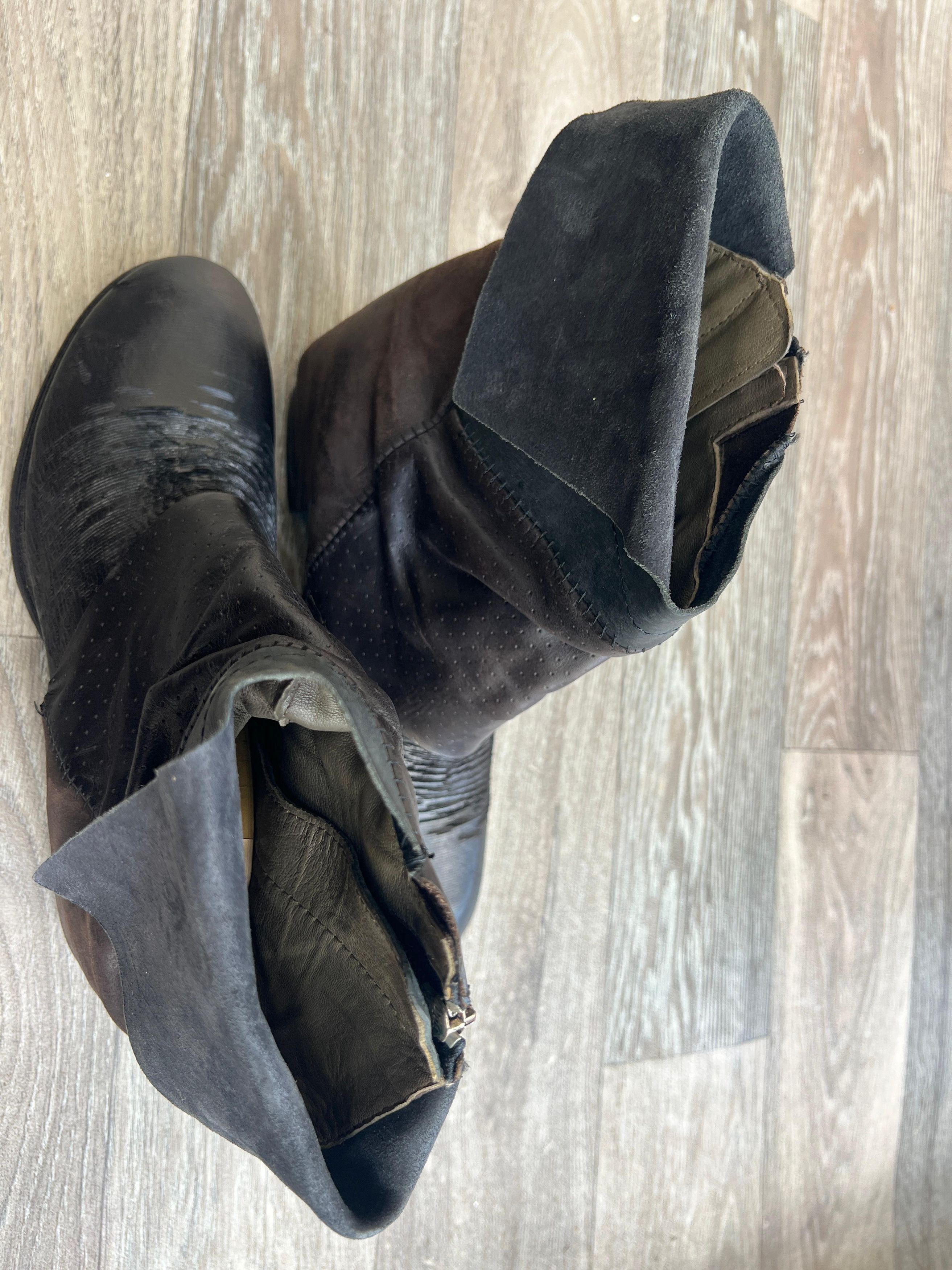 A.S.98 A.S.98 Black Leather Boots Sz 40 Size US 10 / IT 40 - 6 Thumbnail