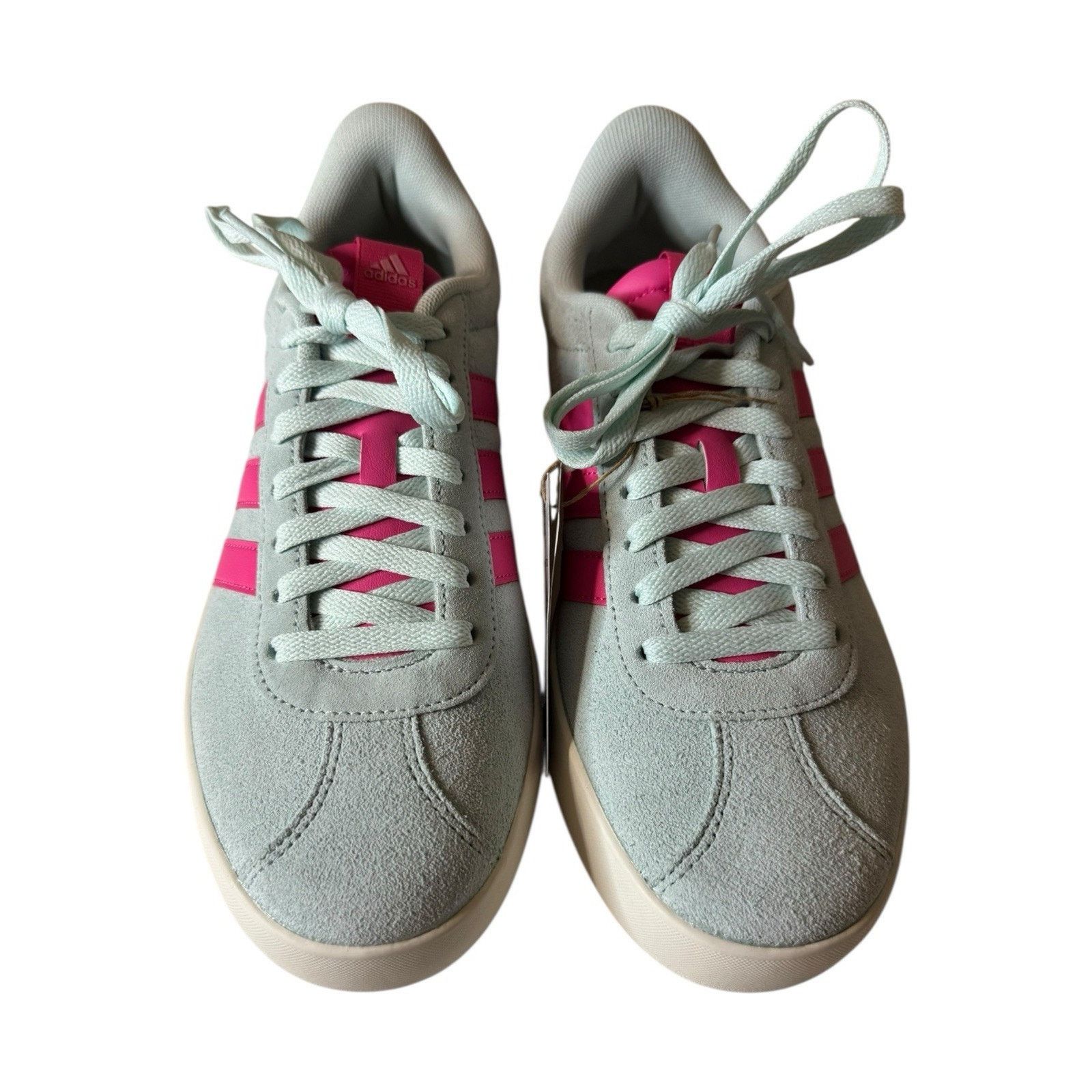 Adidas Adidas VL Court 3.0 Size 10 Athletic Hot Pink Gray Sneakers Size US 10 / IT 40 - 3 Thumbnail