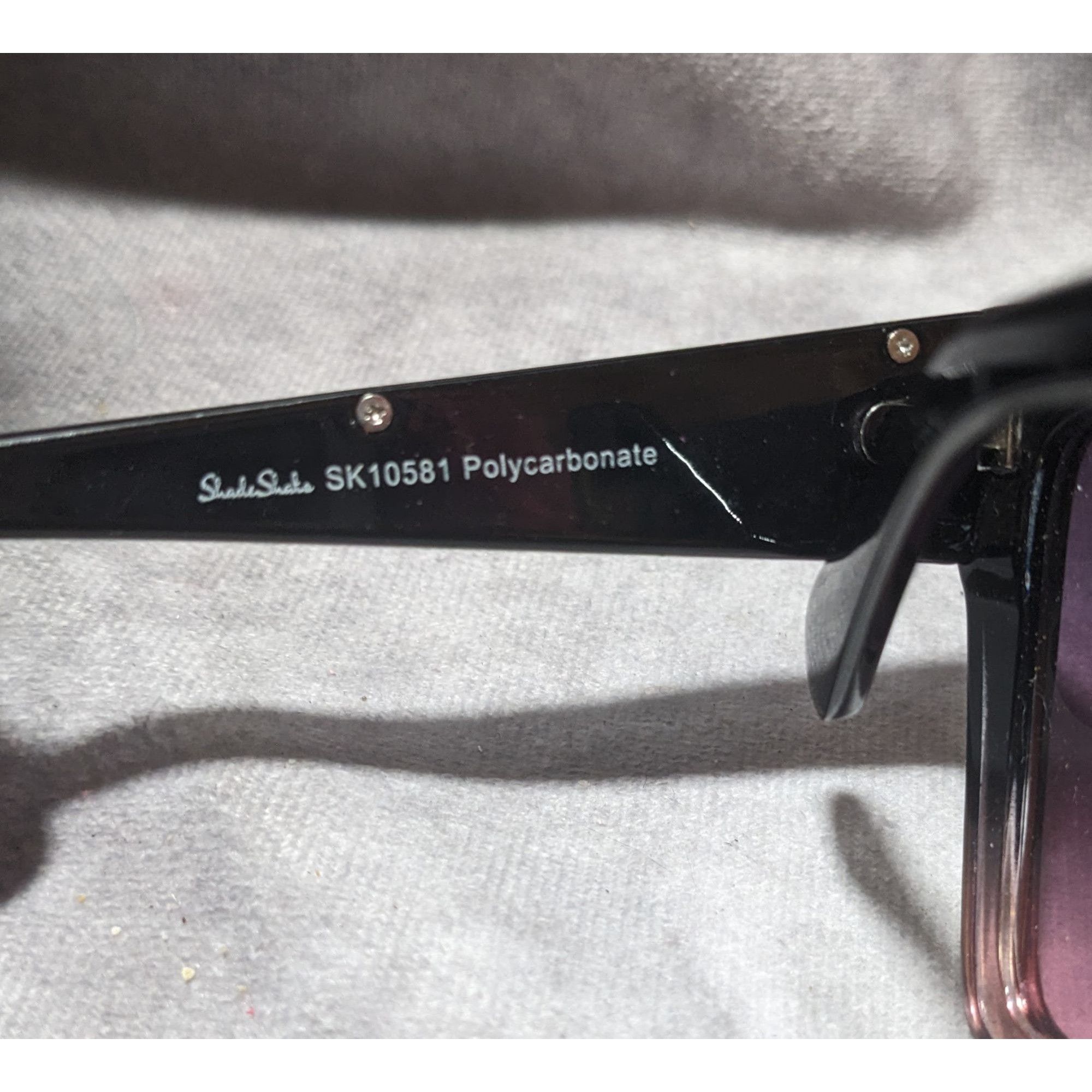 Other Shade Shaks Black And Pink Gold Accent Sunglasses Size ONE SIZE - 8 Thumbnail