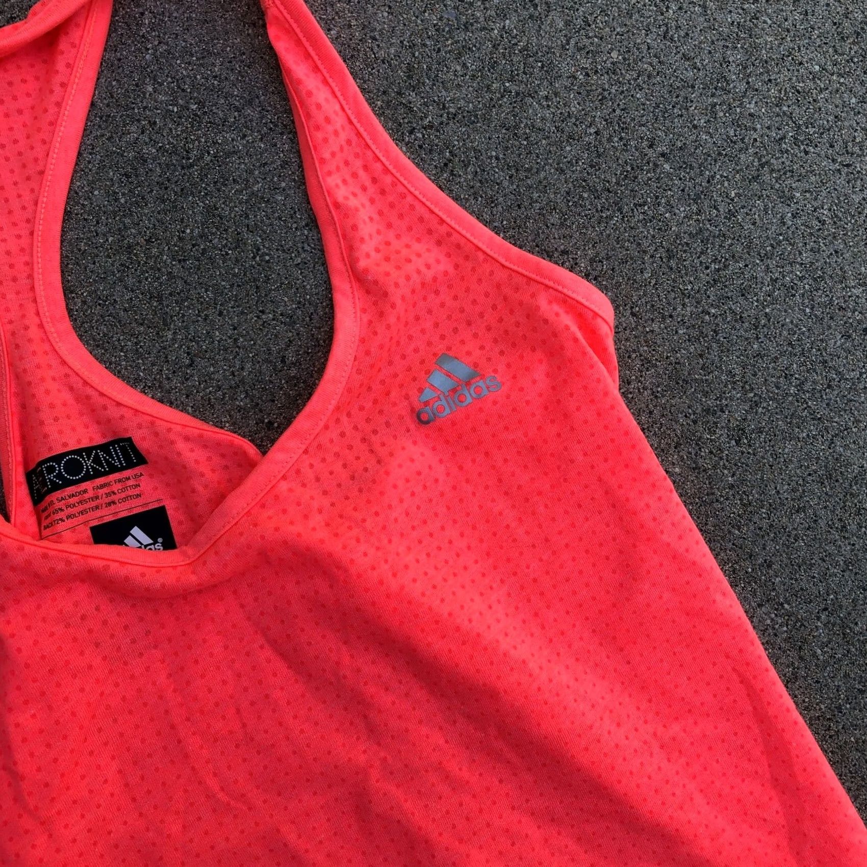 Adidas ADIDAS Aeroknit CC Tank Top Women's MEDIUM Climacool Orange S10931 Brand New Size M / US 6-8 / IT 42-44 - 2 Thumbnail