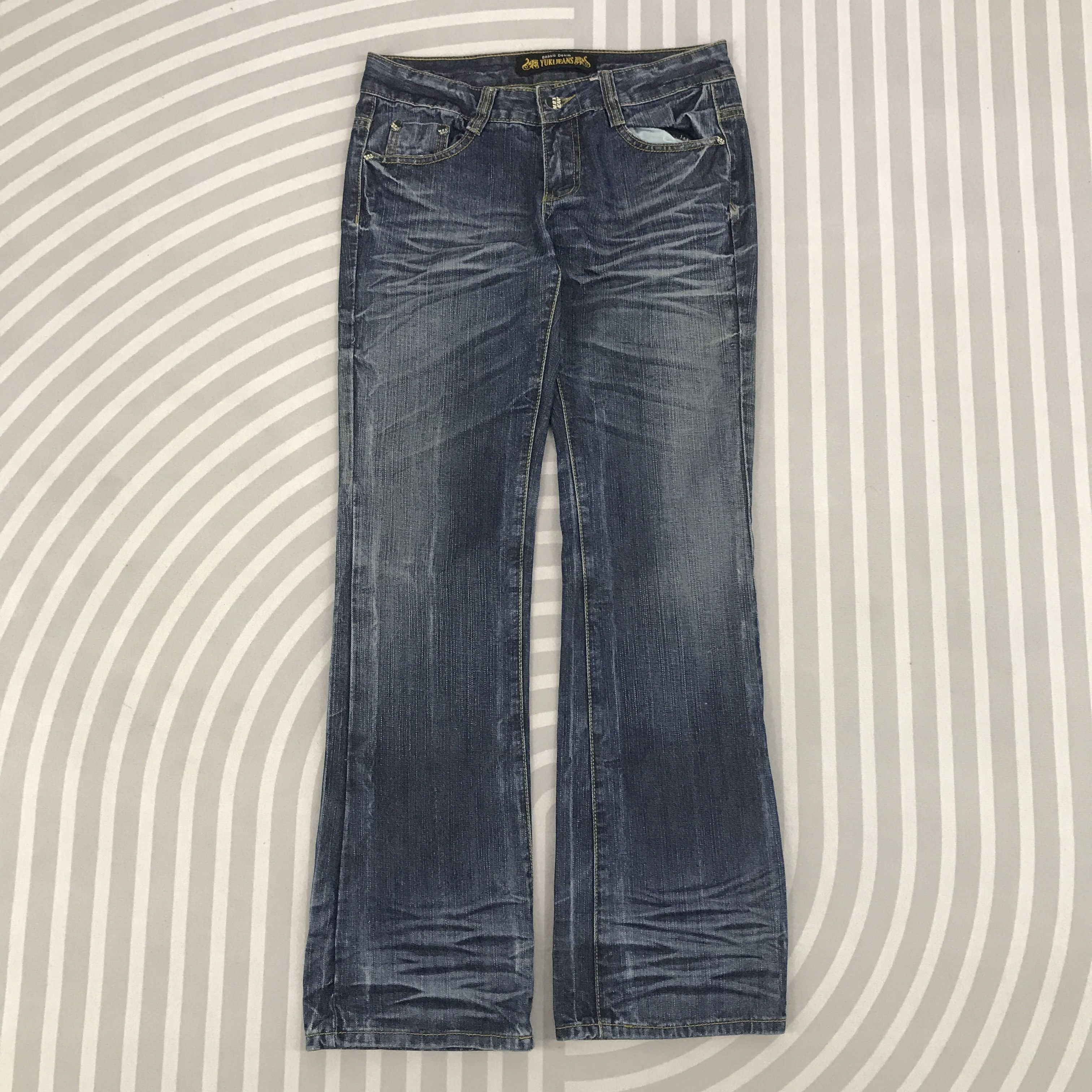Japanese Brand × Vintage Vintage Yuki Bassic jeans denim bootcut style japan Size US 29 - 1 Thumbnail