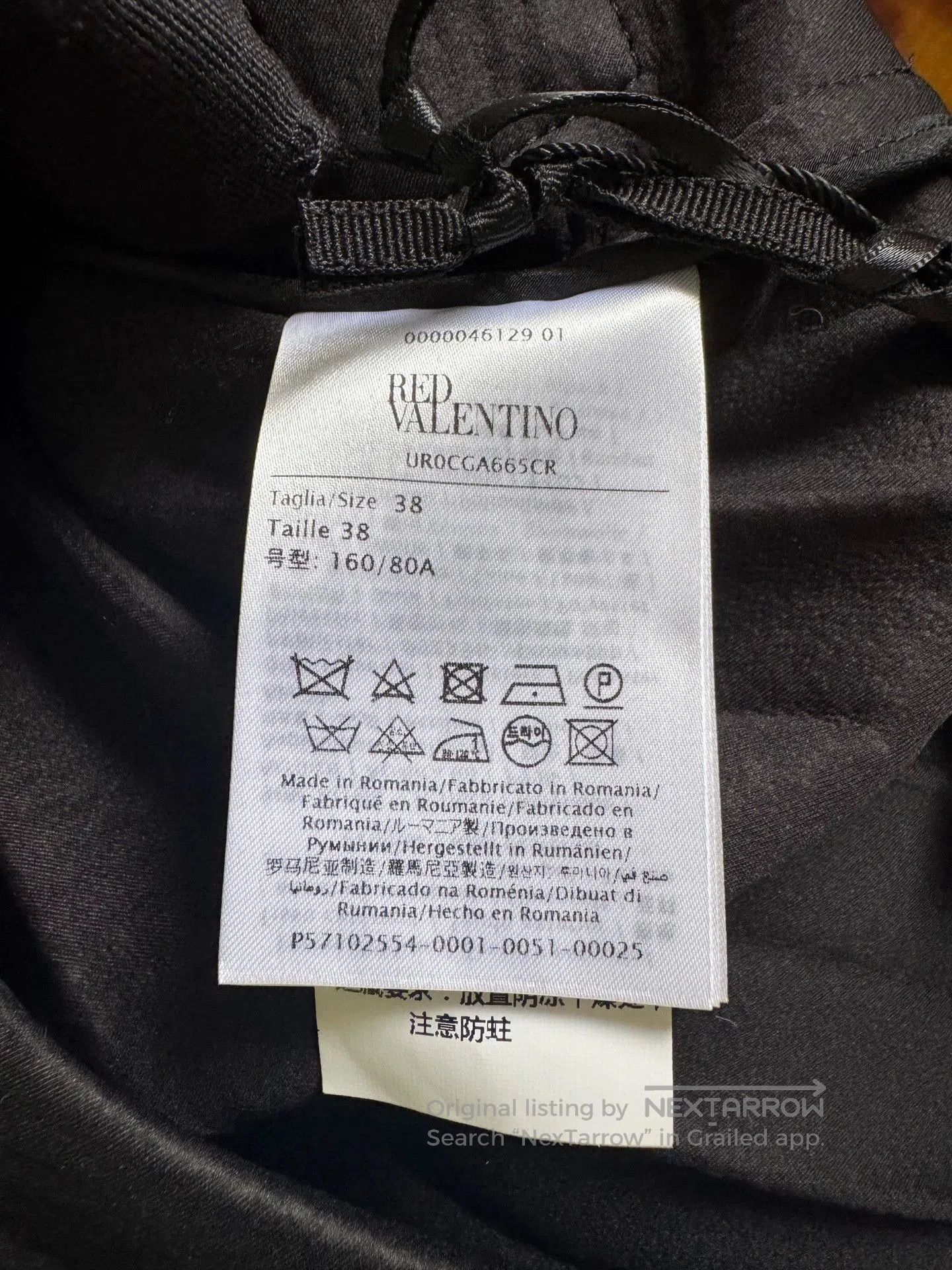 Valentino REDVALENTINO Wool Double-Breasted Cloak. Size US M / EU 48-50 / 2 - 7 Thumbnail
