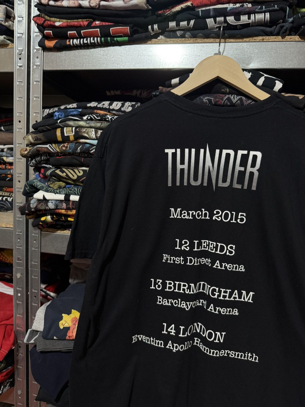Band Tees Vintage Thunder Wonder Days Tour 2015 T-Shirt Y2K Hype Size US XXL / EU 58 / 5 - 4 Thumbnail
