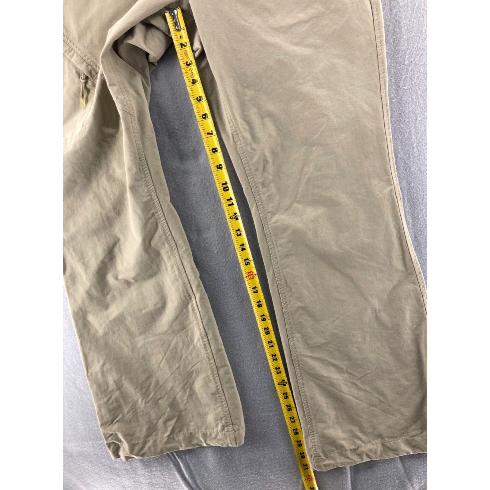 ASCENO Ascend Womens Cargo Pants Size 6 Beige Comfort Stretch Work Travel Size 28" / US 6 / IT 42 - 5 Thumbnail