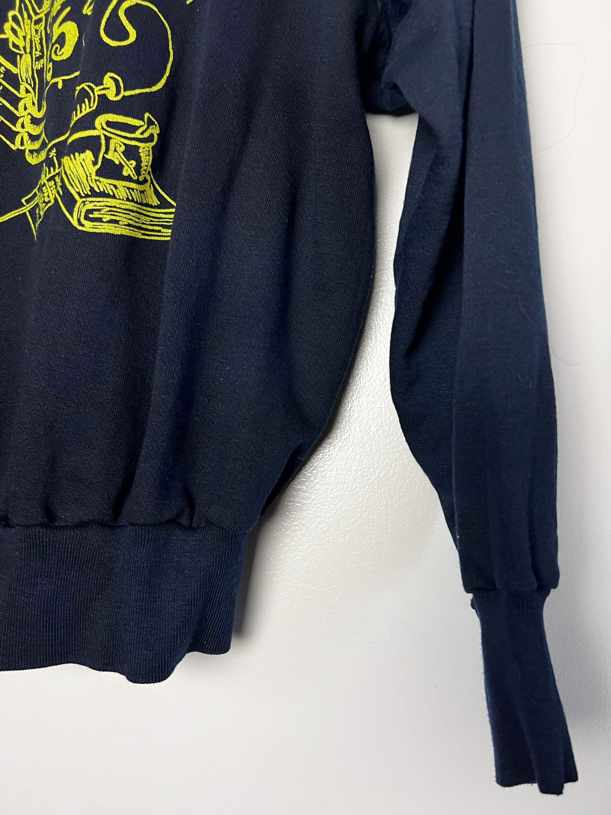 Vintage 70's "Striving for Professionalism Class of '45" Sweatshirt Size US M / EU 48-50 / 2 - 4 Thumbnail