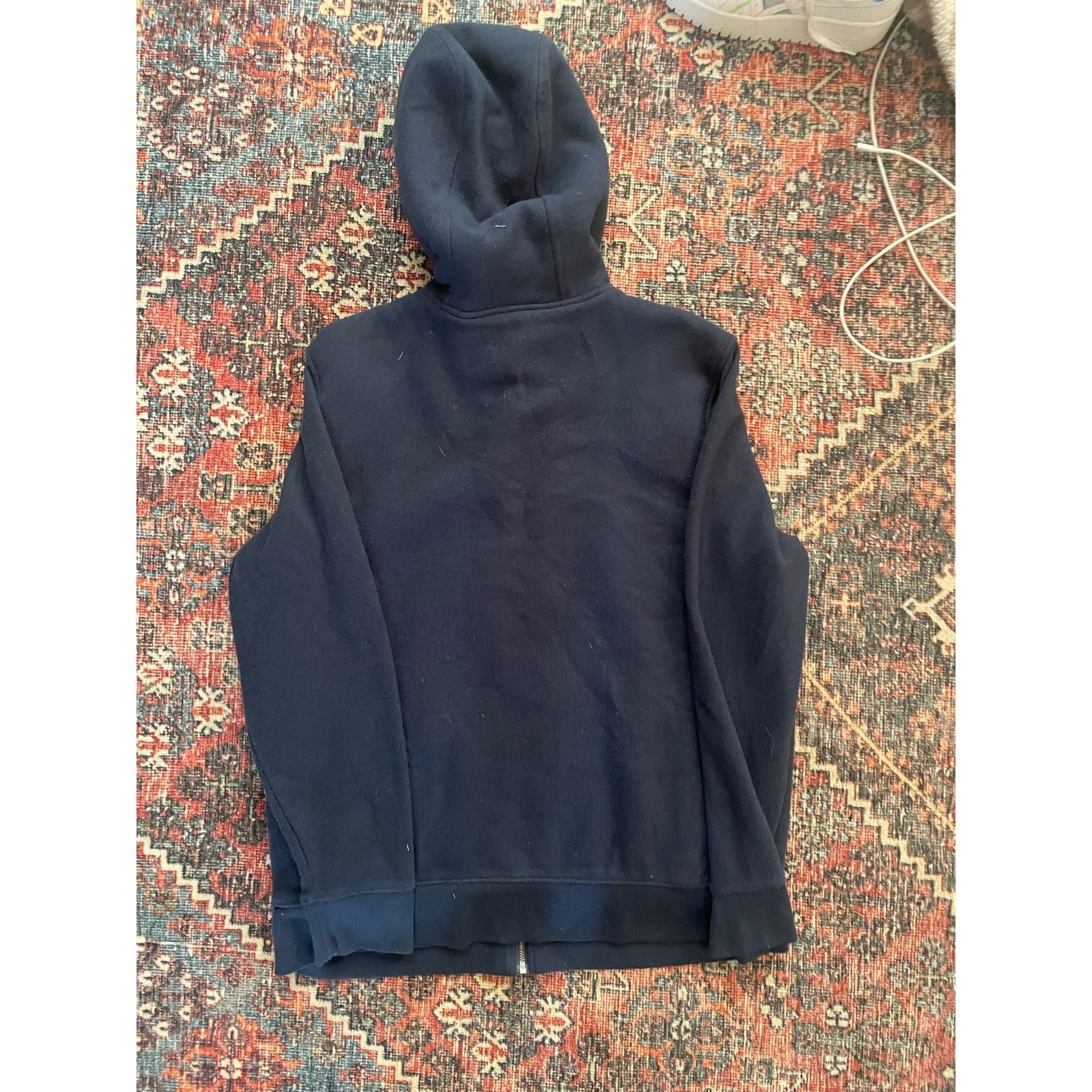 Banana Republic Banana Republic Men's Eco Hoodie Long Sleeve Navy Size XL Size US XL / EU 56 / 4 - 5 Thumbnail