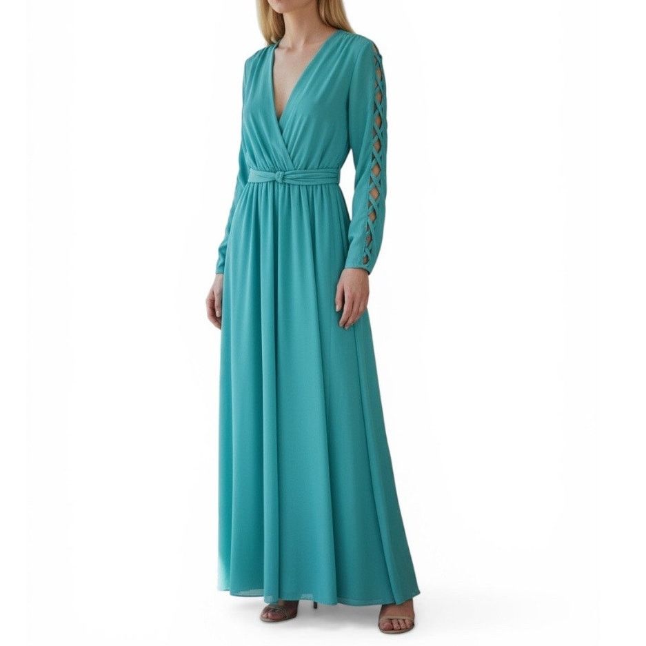 Vintage VTG 60s 70s retro handmade one of a kind maxi dress Size M / US 6-8 / IT 42-44 - 1 Thumbnail