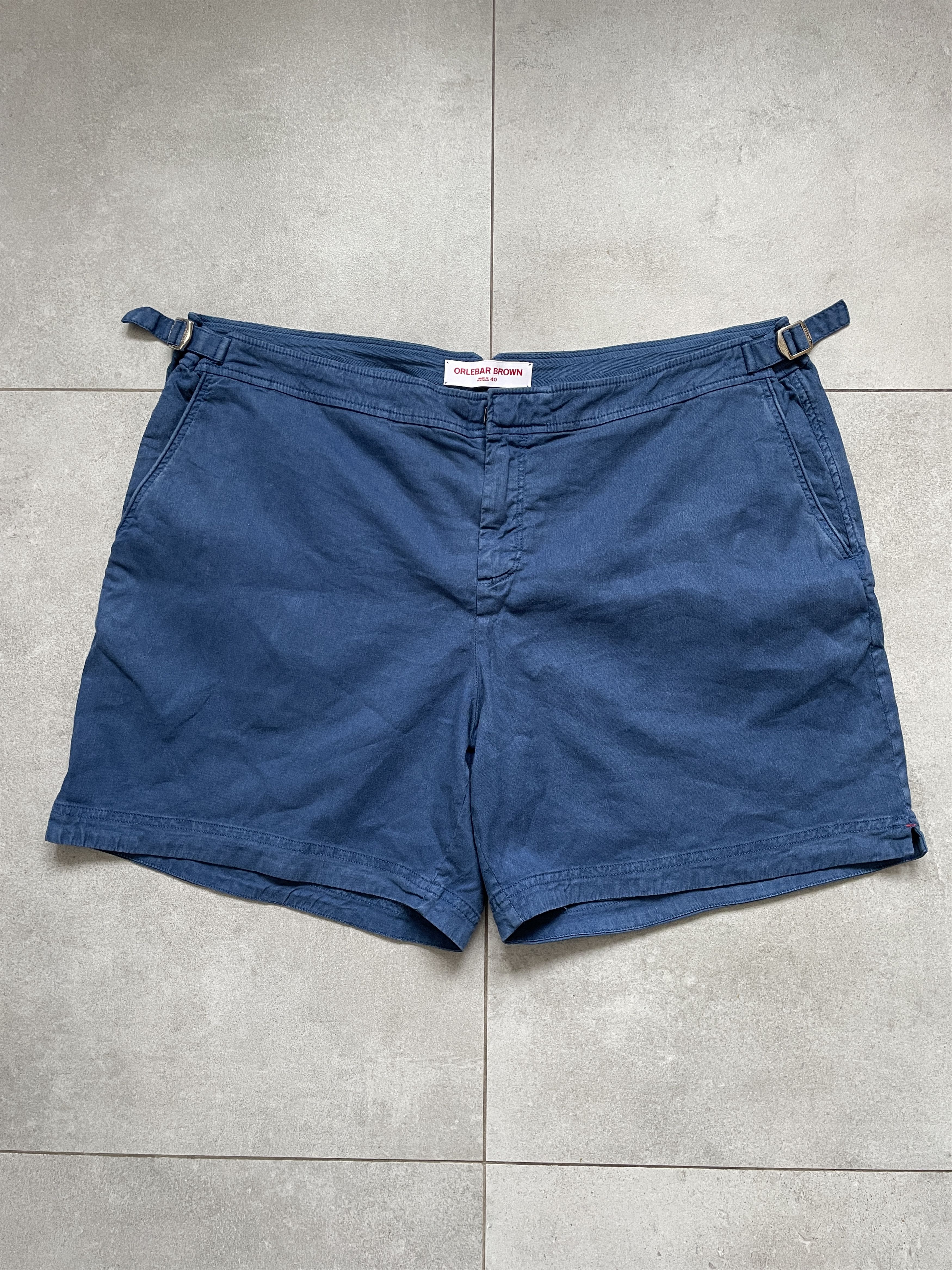 Orlebar Brown ORLEBAR BROWN BLUE BULLDOG BEACHWEAR SHORTS Size US 40 / EU 56 - 1 Thumbnail