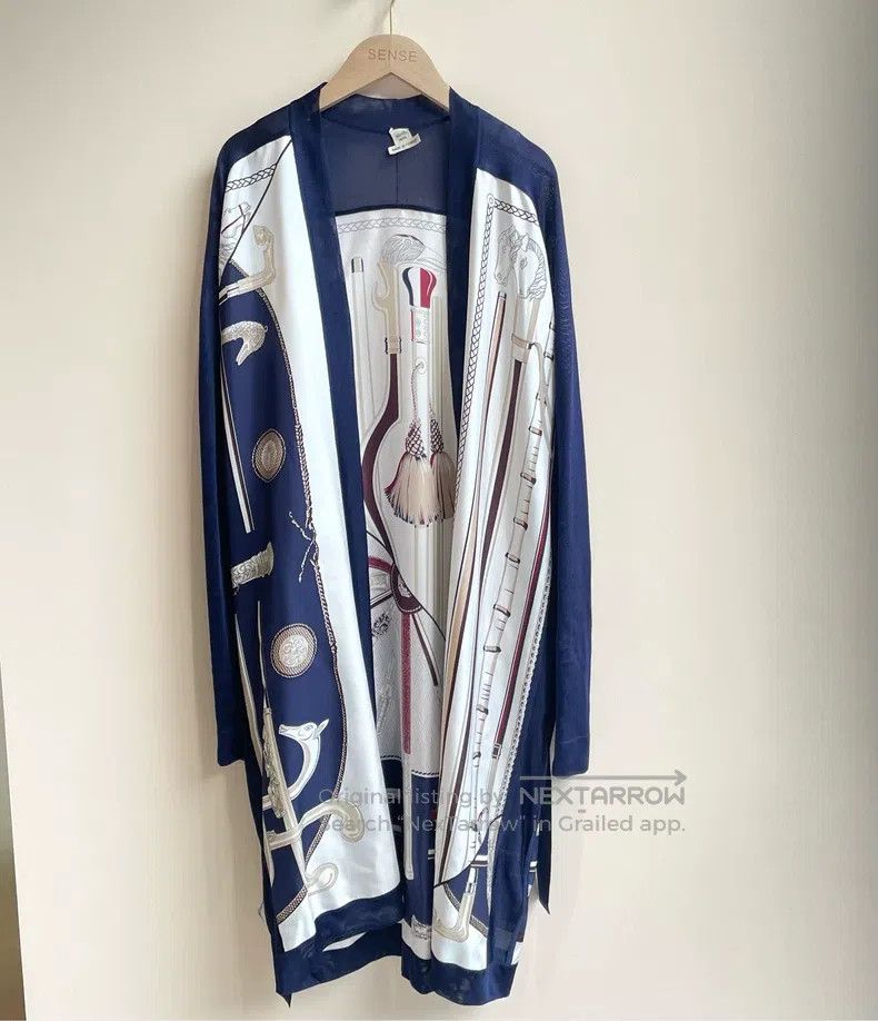 Hermes Hermes Silk Waist-Cut Open Cardigan Size XXS / US 00 / IT 34 - 1 Thumbnail