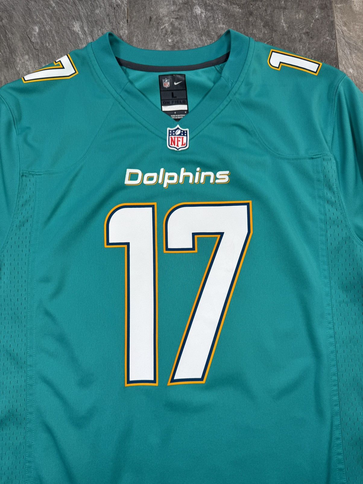 Nike Nike Miami Dolphins NFL Ryan Tannehill #17 Home Jersey Size US L / EU 52-54 / 3 - 3 Thumbnail