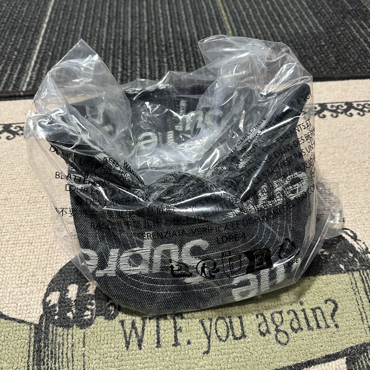 Supreme Supreme Jacquard Logos Denim Camp Cap FW25 Size ONE SIZE - 5 Thumbnail
