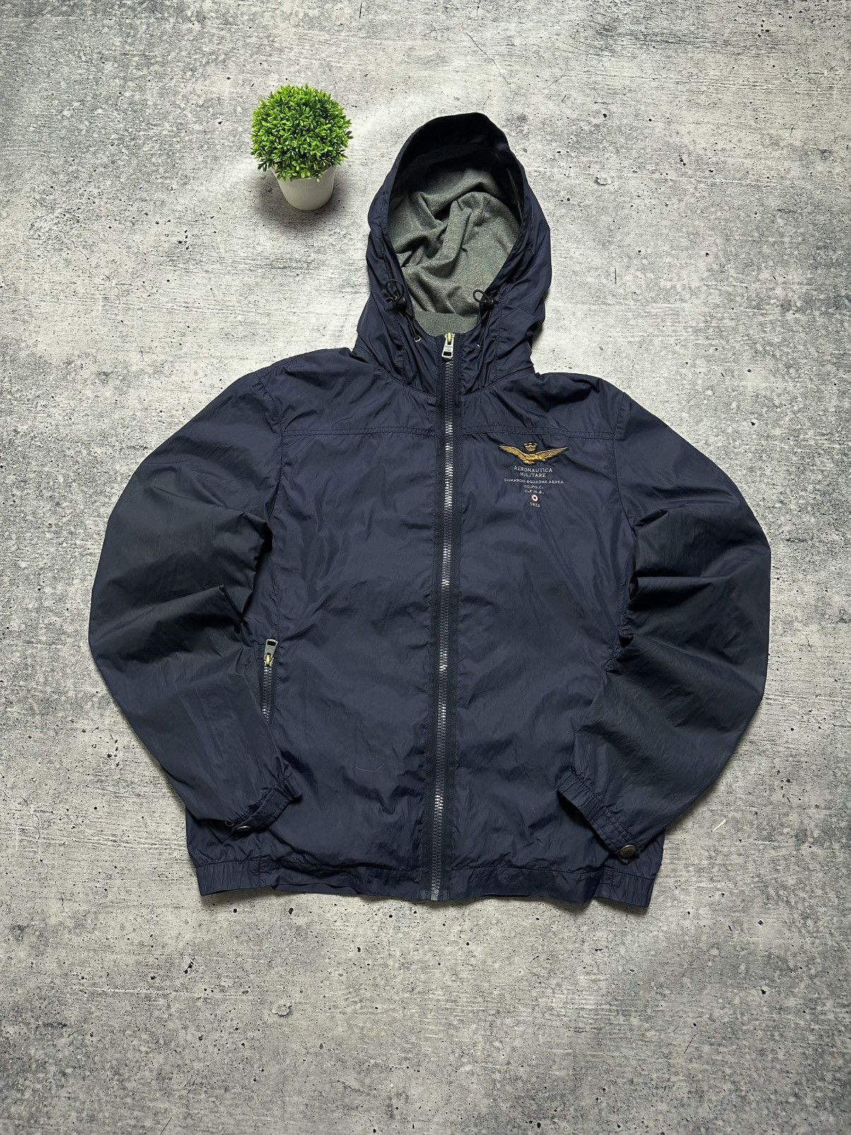 Aeronautica Militare AERONAUTICA MILITARE Pilot Nylon Windbreaker Y2K Army Jacket Size US M / EU 48-50 / 2 - 2 Thumbnail