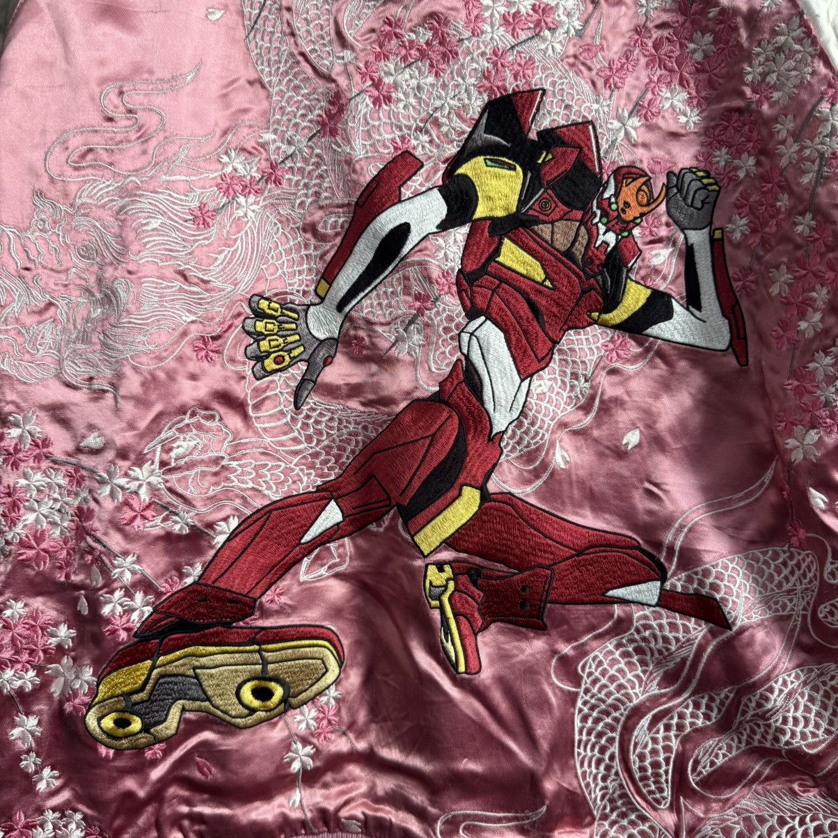 Vintage Vintage Evangelion Nerv 2 Sukajan Jacket Size US XL / EU 56 / 4 - 3 Thumbnail