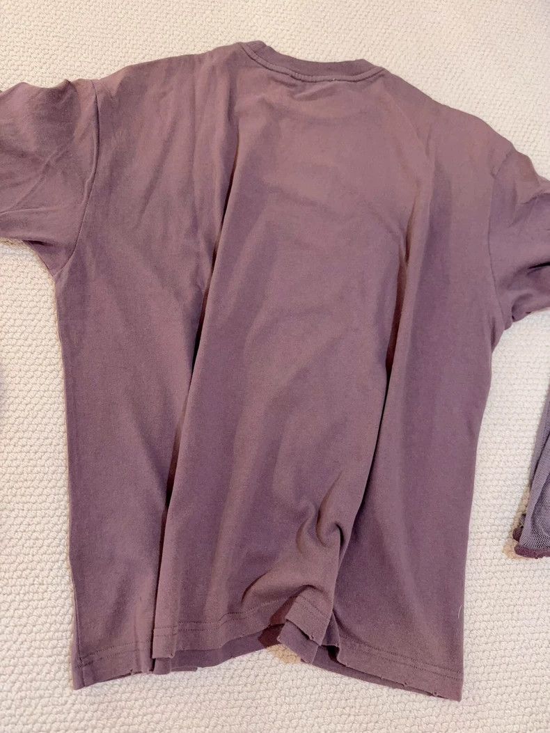 Issey Miyake Issey Miyake Purple dog mesh fabric patchwork long-sleeved Size S / US 4 / IT 40 - 7 Thumbnail