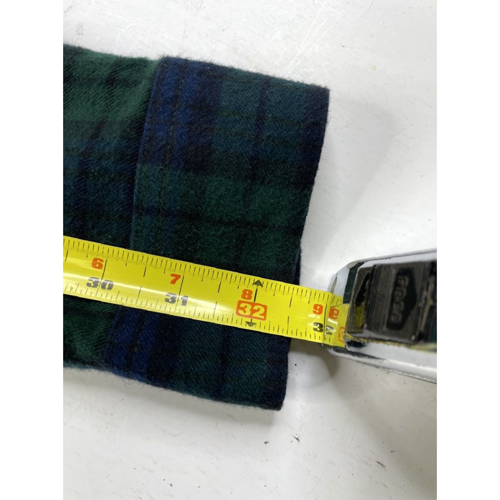 Vintage LL Bean Men's Large Scotch Plaid Flannel Button-Up Shirt Slightly Fitted 298167 Size US L / EU 52-54 / 3 - 6 Thumbnail