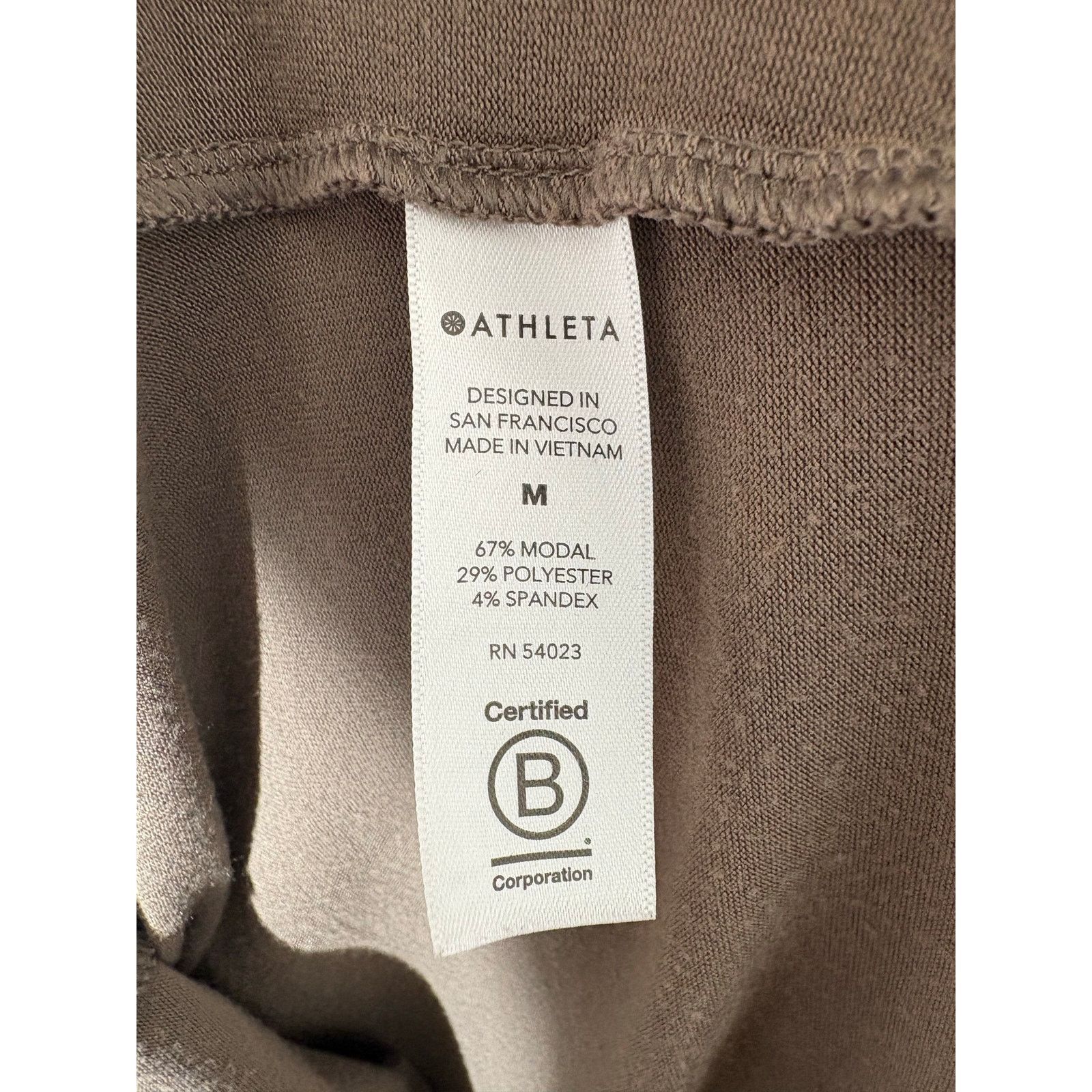 Athleta Athleta | Women's Long Brown Long Sleeve Tunic Top | Medium Size M / US 6-8 / IT 42-44 - 2 Thumbnail