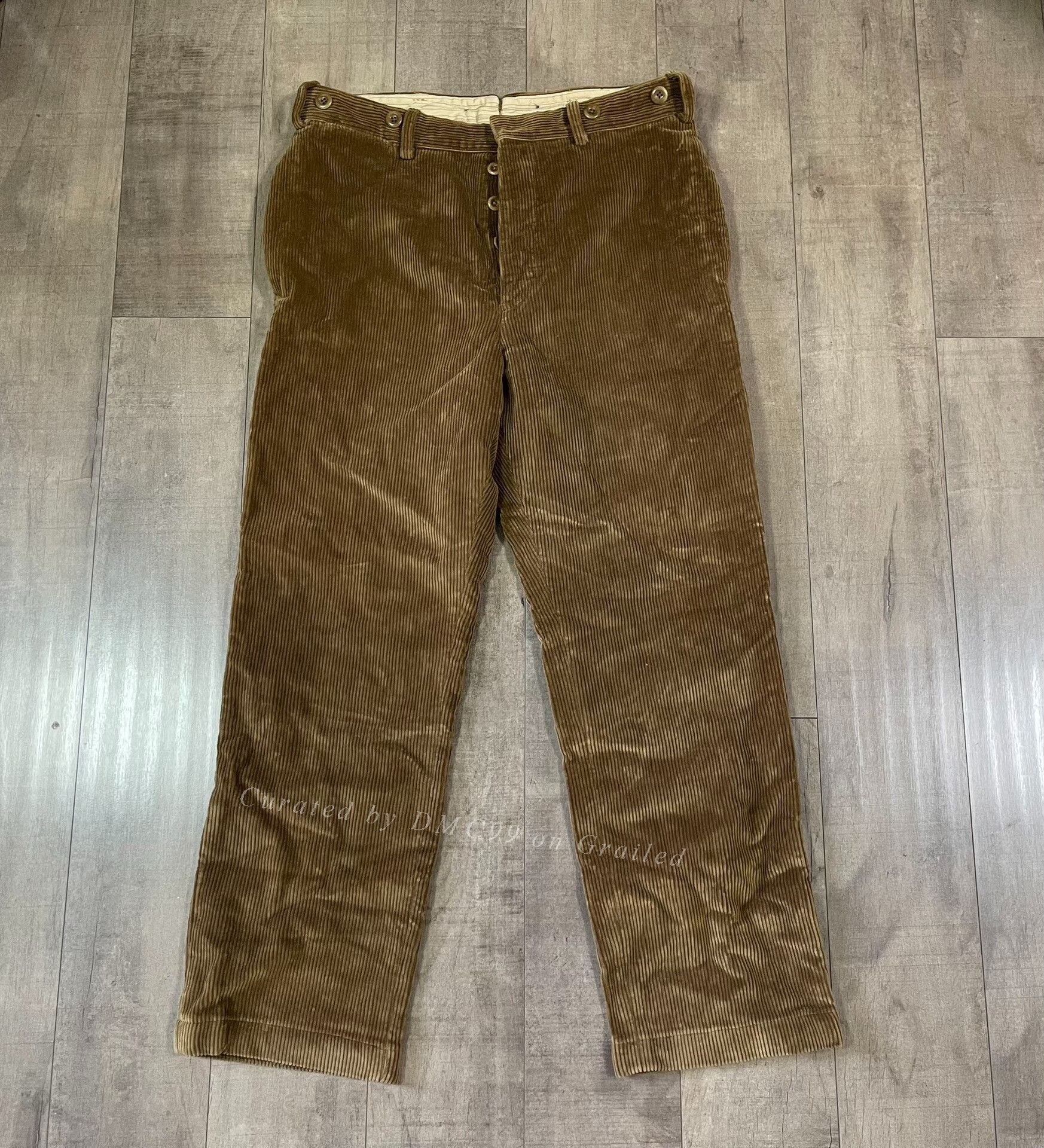 RRL Ralph Lauren RRL Ralph Lauren Corduroy Work Pants Size US 34 / EU 50 - 1 Thumbnail