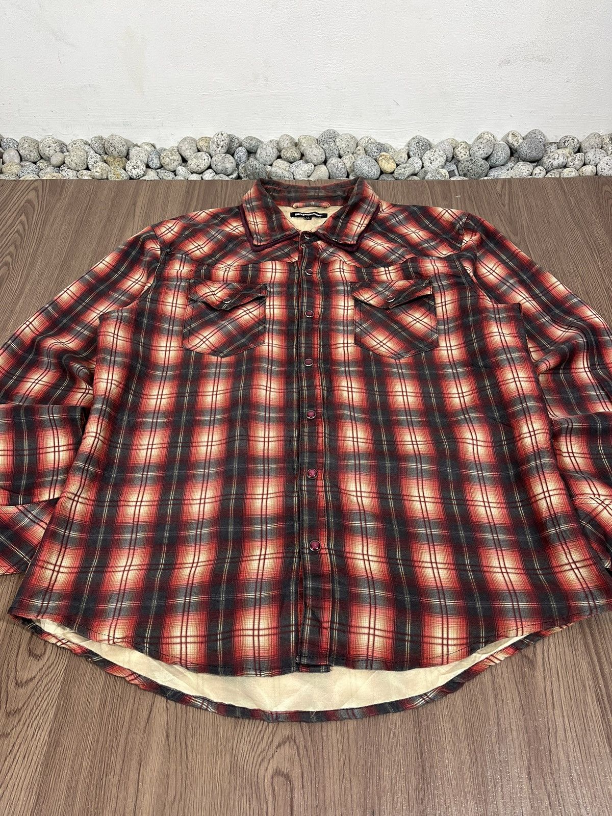 Japanese Brand × Tornado Mart × semanticdesign Semantic Design Double Collar Western Style Plaid Shirt Size US L / EU 52-54 / 3 - 6 Thumbnail