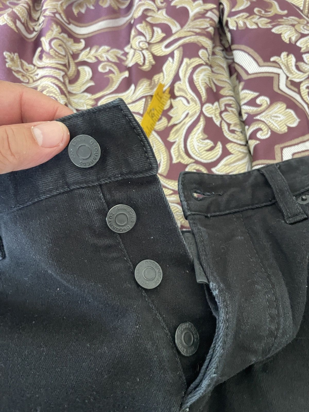 Dsquared2 Black Button Fly Stretch denim jeans Size US 32 / EU 48 - 8 Thumbnail