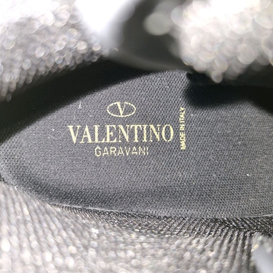 Valentino VALENTINO Camo Rockstud Green Leather High Top Sneakers Size US 7 / EU 40 - 7 Thumbnail