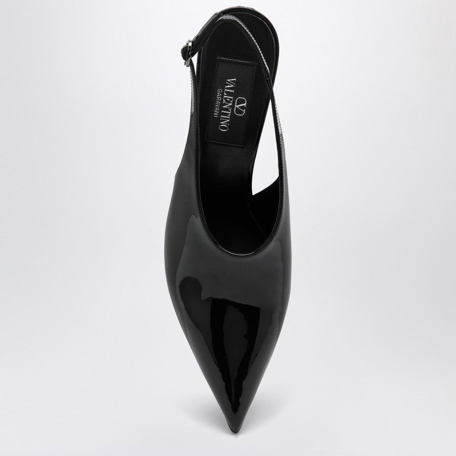 Valentino o1d2blof1024 Leather Slingback in Black Size US 9 / IT 39 - 3 Thumbnail
