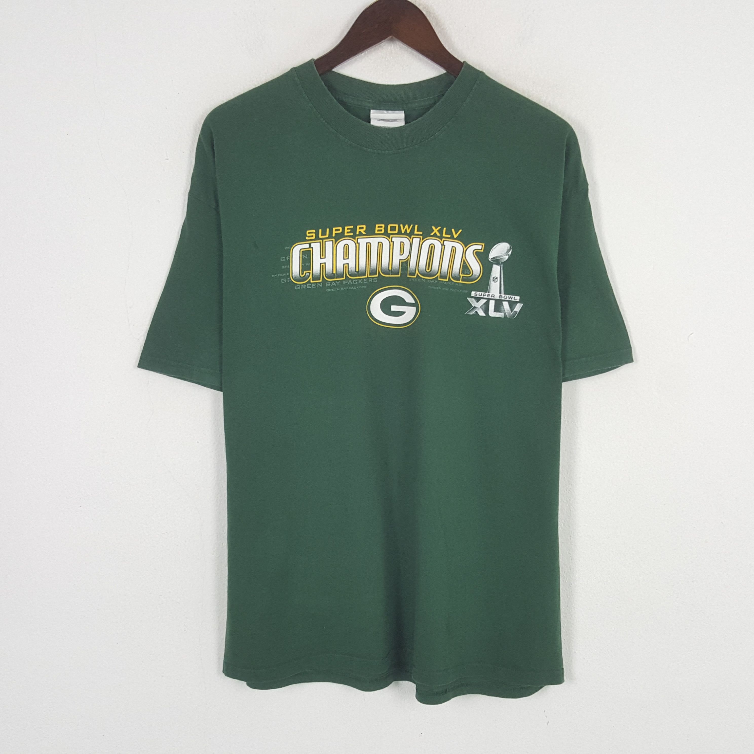 Vintage Vintage Super Bowl XLY Champions G Tshirt Size US L / EU 52-54 / 3 - 1 Thumbnail
