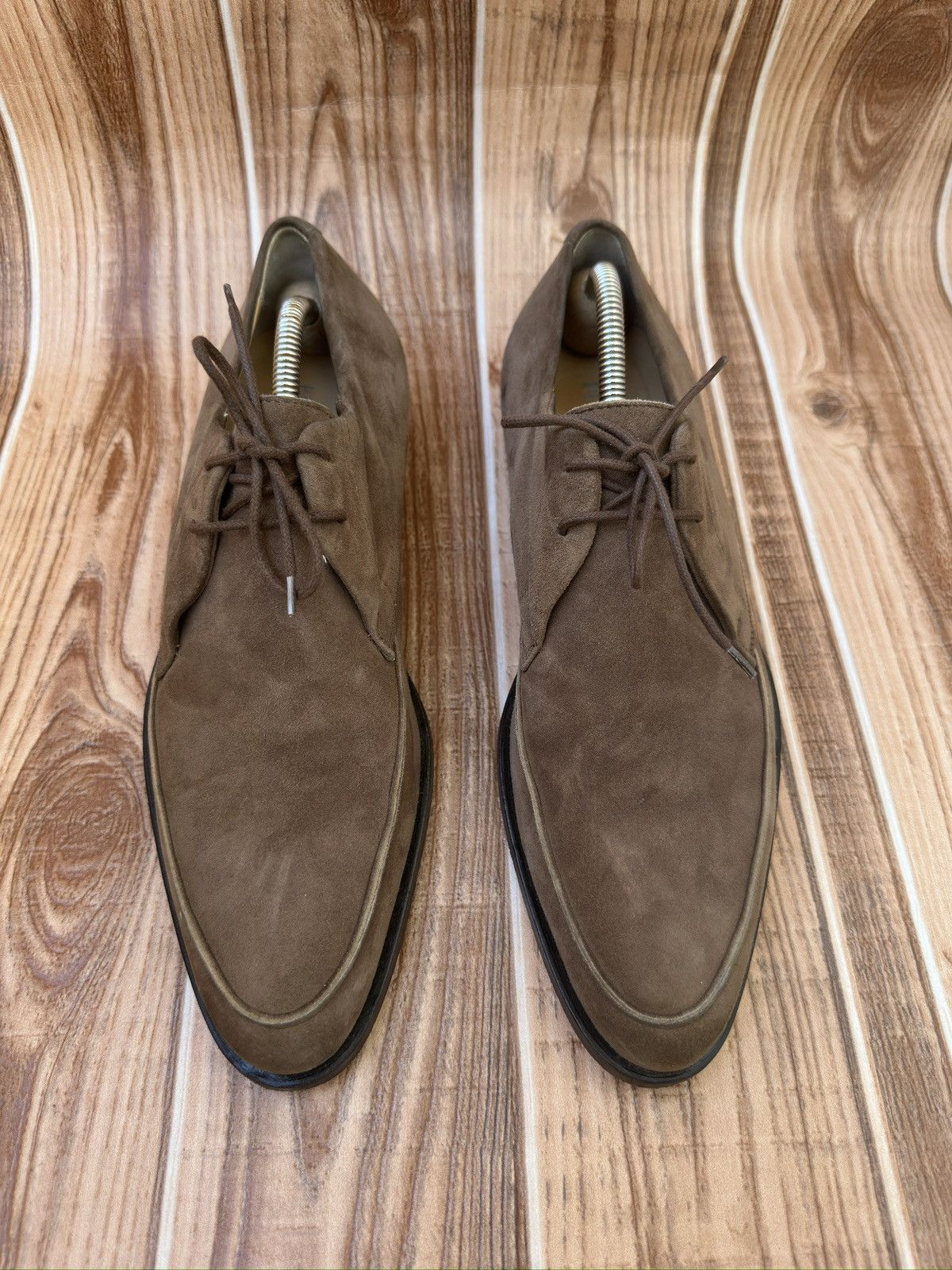 Helmut Lang × Vintage Helmut Lang Brown Derbies. Size US 9 / EU 42 - 1 Thumbnail