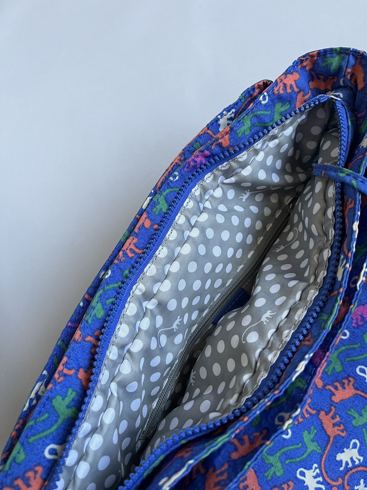 Other Kipling Women Blue Monogram Synthetic Shoulder Bag Size ONE SIZE - 15 Thumbnail