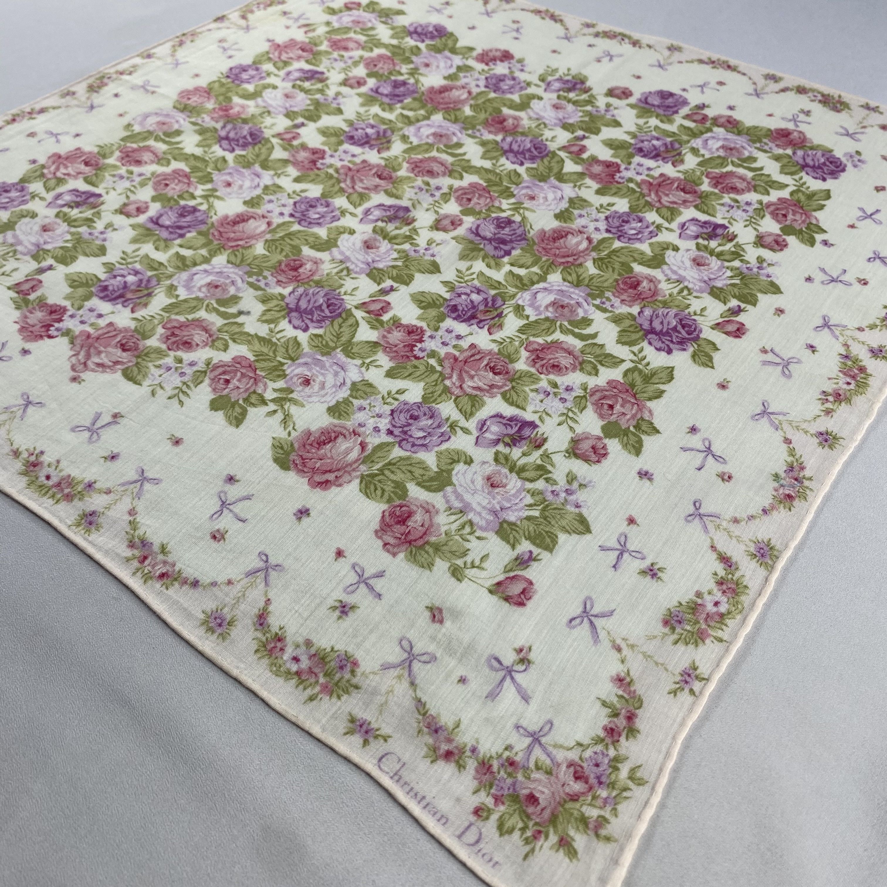 Vintage Christian Dior Monsieur Handkerchief / Neckerchief-P961 Size ONE SIZE - 2 Thumbnail