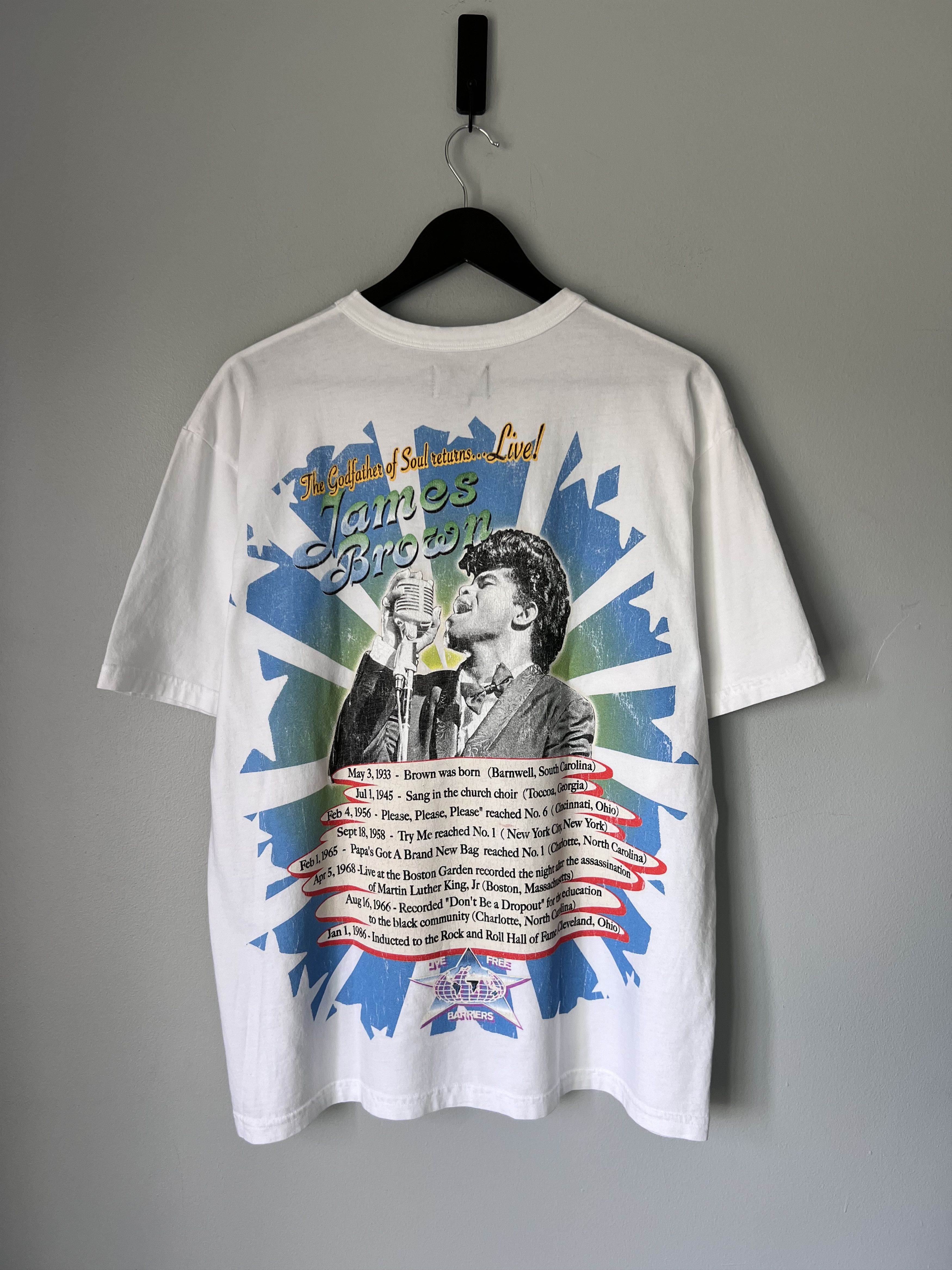 Barriers Barriers James Brown Ponder Tee in White Size US M / EU 48-50 / 2 - 4 Thumbnail