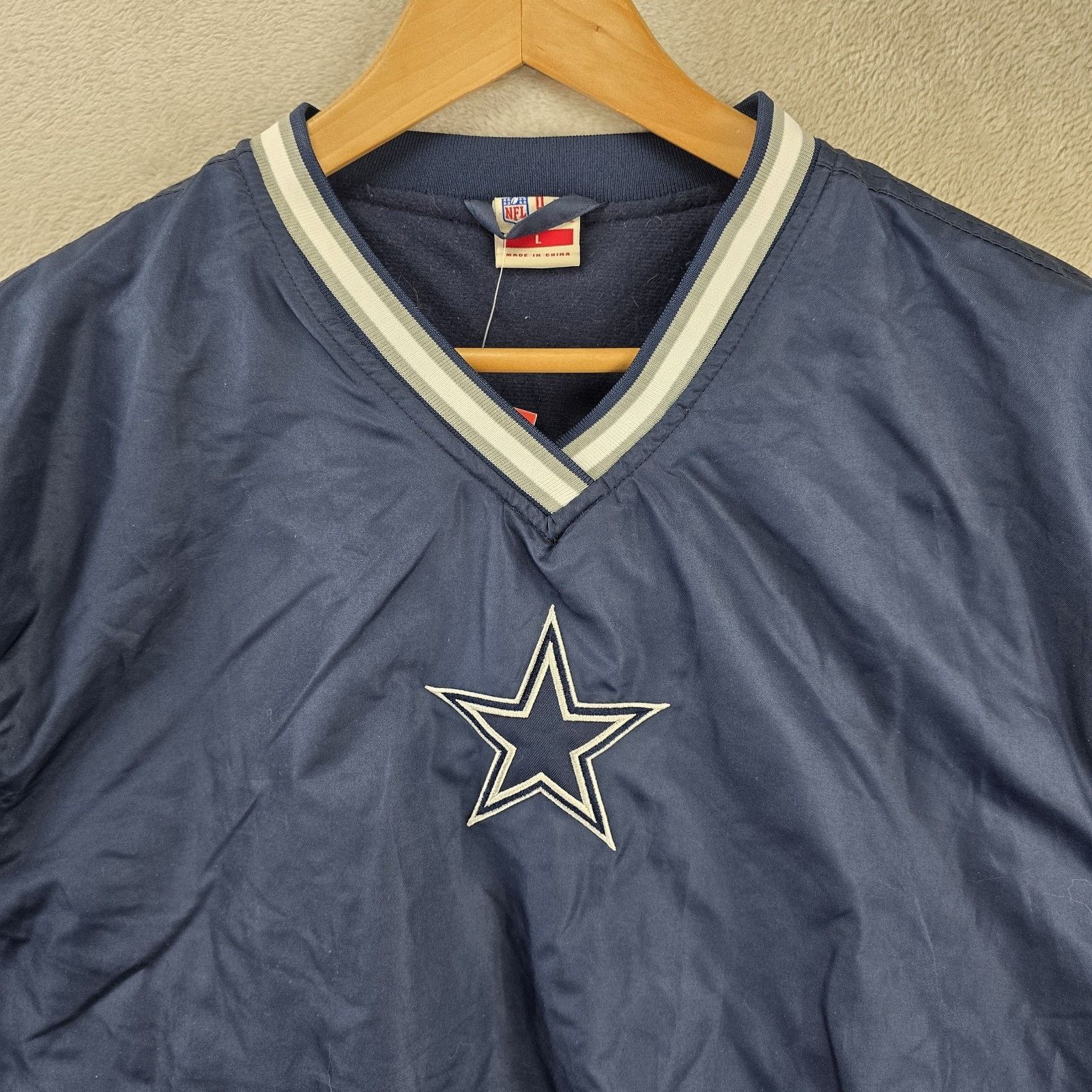 Other Dallas Cowboys Jacket Large Windbreaker Ultra Game V Neck Size US L / EU 52-54 / 3 - 9 Thumbnail