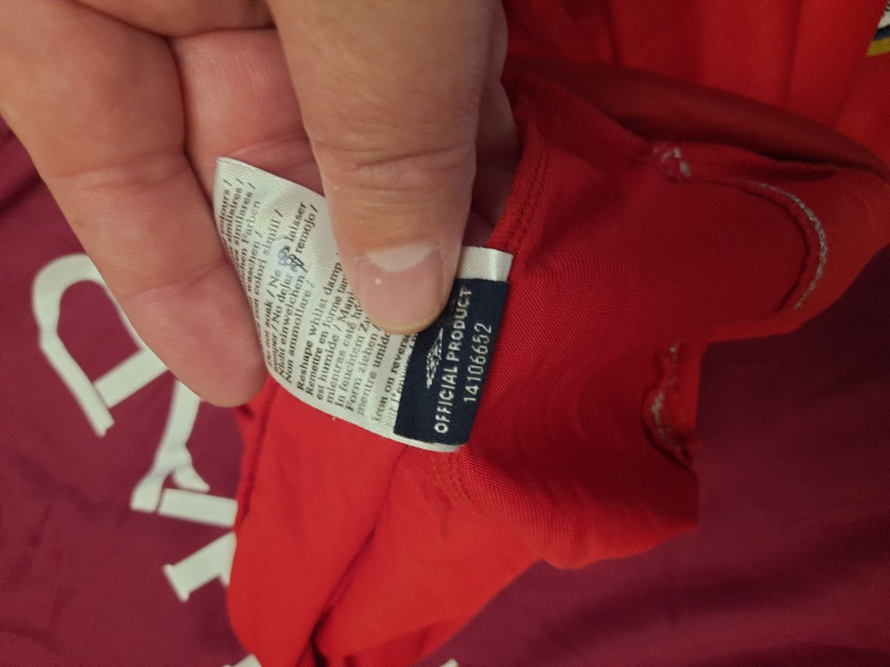 Umbro Umbro England Jersey 2006-2008 Size US XL / EU 56 / 4 - 11 Thumbnail