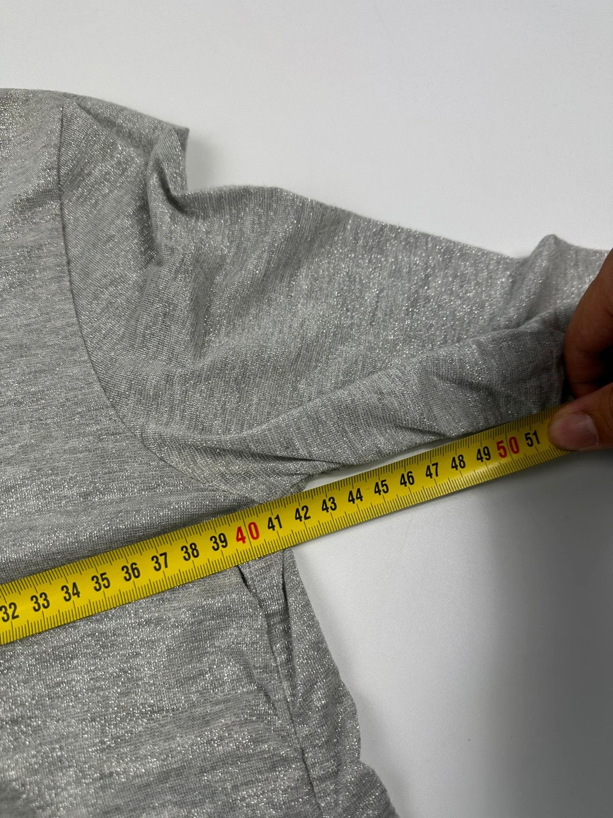 Comme des Garcons Comme Des Garçons Tricot AD2011 Grey Glitter Longsleeves Size M / US 6-8 / IT 42-44 - 11 Thumbnail