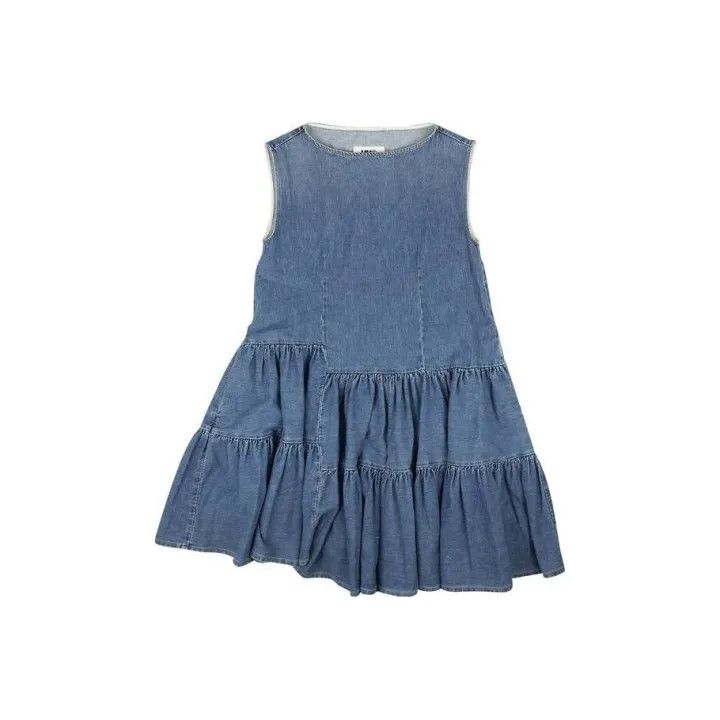 Maison Margiela MM6 Maison Margiela Blue Sleeveless Denim Dress 0079 Size US 38 / EU 54 - 1 Thumbnail