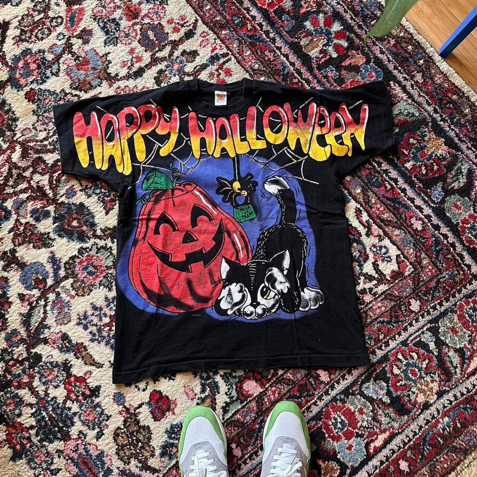 Cartoon Network × Vintage Vintage 1996 Halloween All Over Print Shirt Size US L / EU 52-54 / 3 - 1 Thumbnail