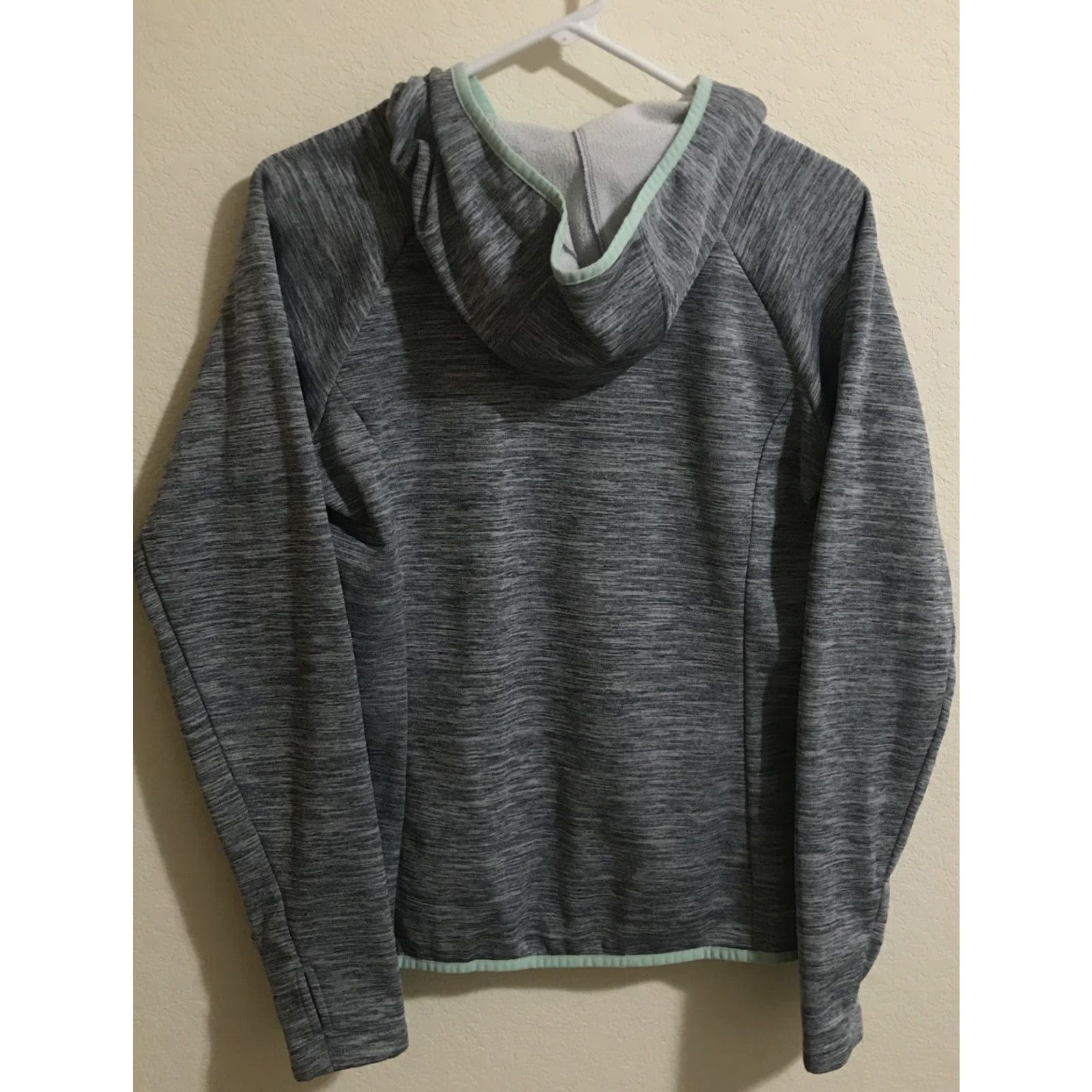 Vintage Columbia Hoodie Shirt Womens Pullover Long Sleeve Grey Size S Pockets Outdoor Blue Trim Size S / US 4 / IT 40 - 2 Thumbnail