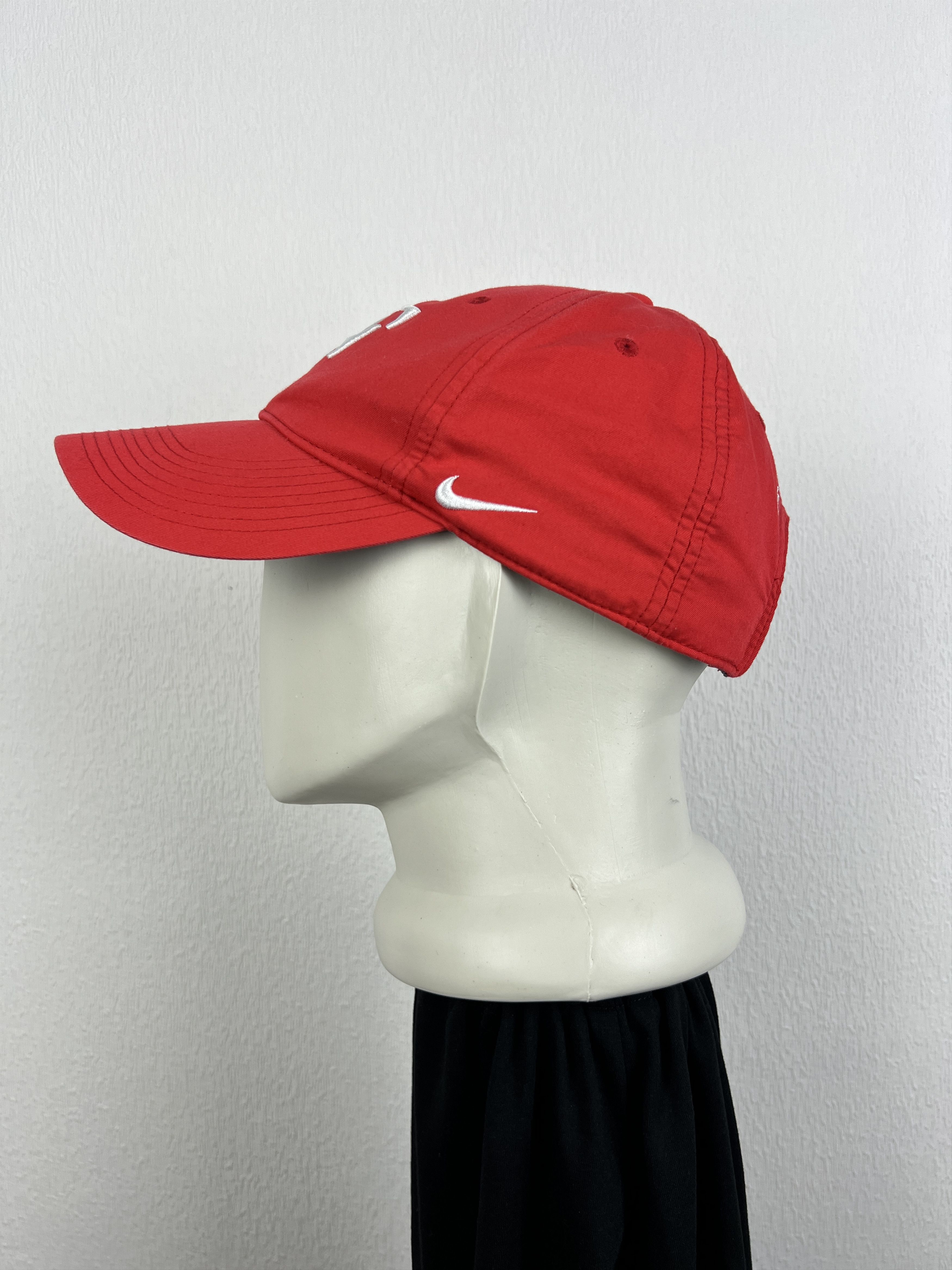 Nike RF Roger Federer Nike Dri-FIT Tennis Cap Red Snapback Hat Size ONE SIZE - 4 Thumbnail