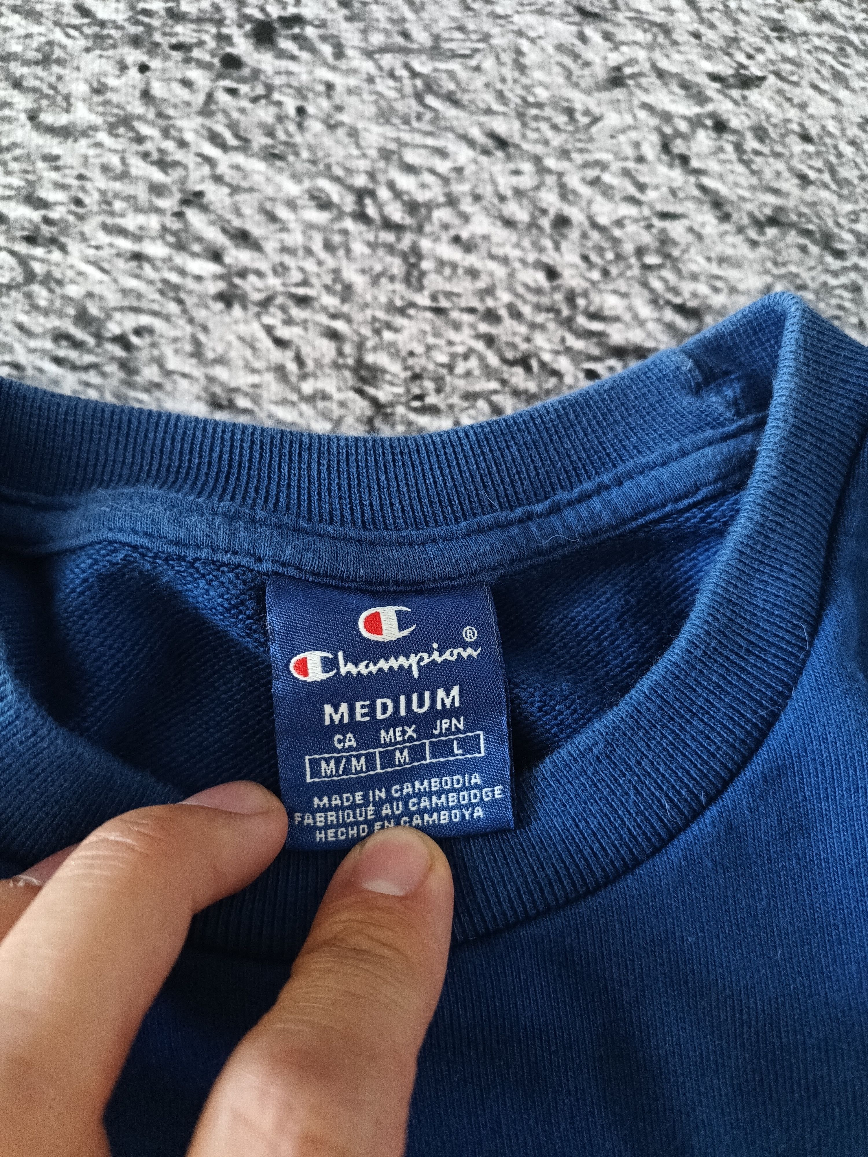 Champion Y2K Champion Sweatshirt Adult Medium Blue Crewneck Size US M / EU 48-50 / 2 - 4 Thumbnail