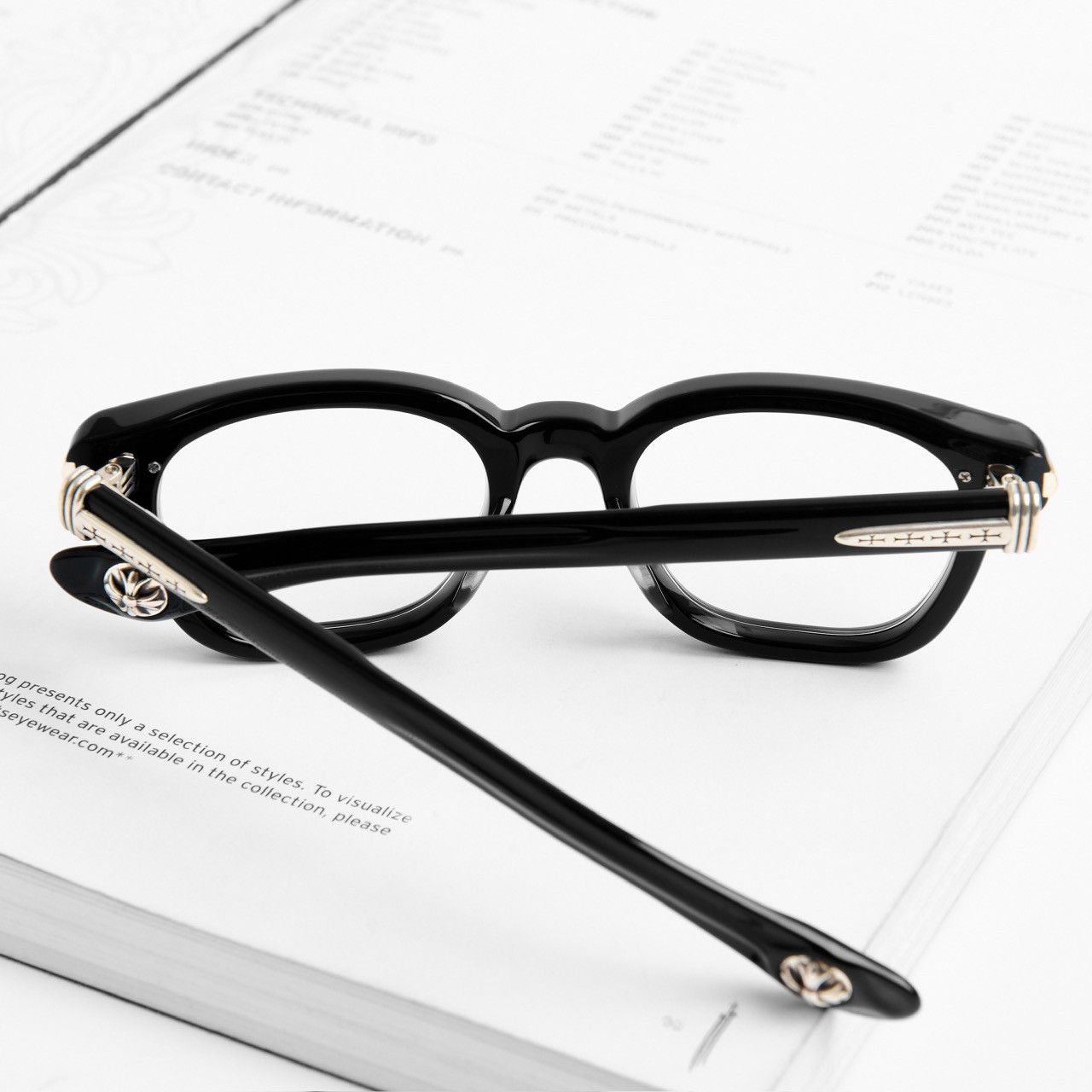 Chrome Hearts CHROME HEARTS DRIPPIN BLACK GLASSES Size ONE SIZE - 7 Thumbnail