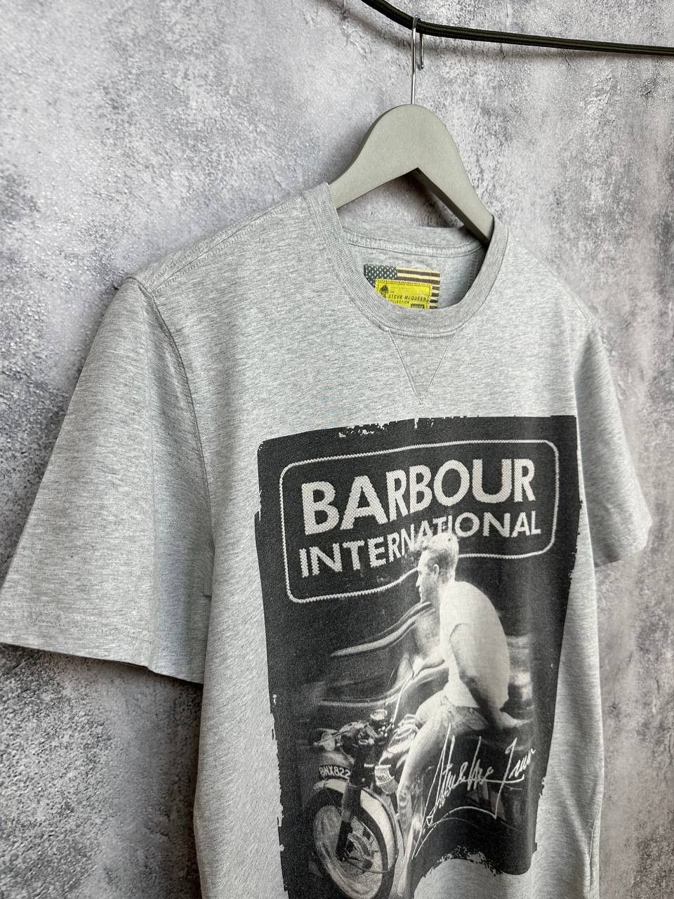 Barbour Barbour International Steve McQueen Print T-Shirt Cotton Size US M / EU 48-50 / 2 - 3 Thumbnail