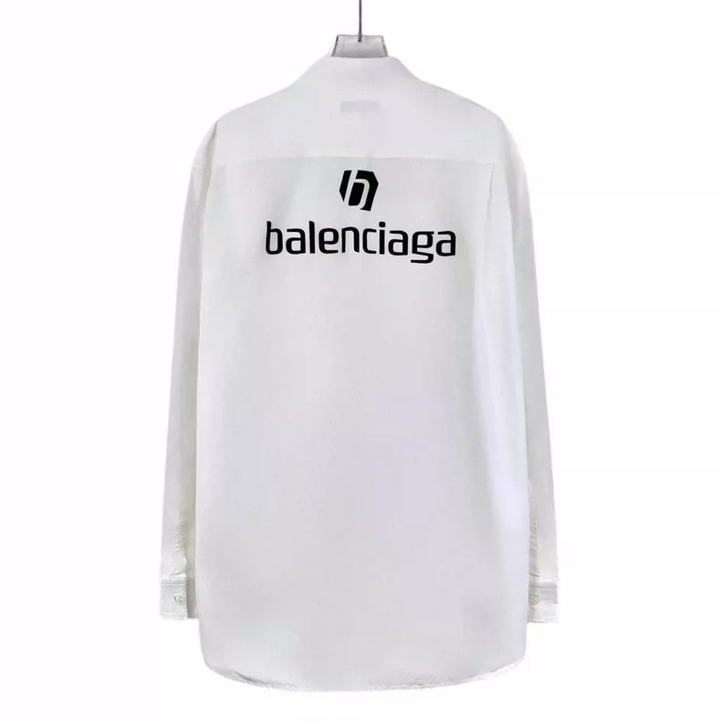 Other Balenciaga size 38 White logo monogrammed cotton lapel sin Size US S / EU 44-46 / 1 - 2 Thumbnail