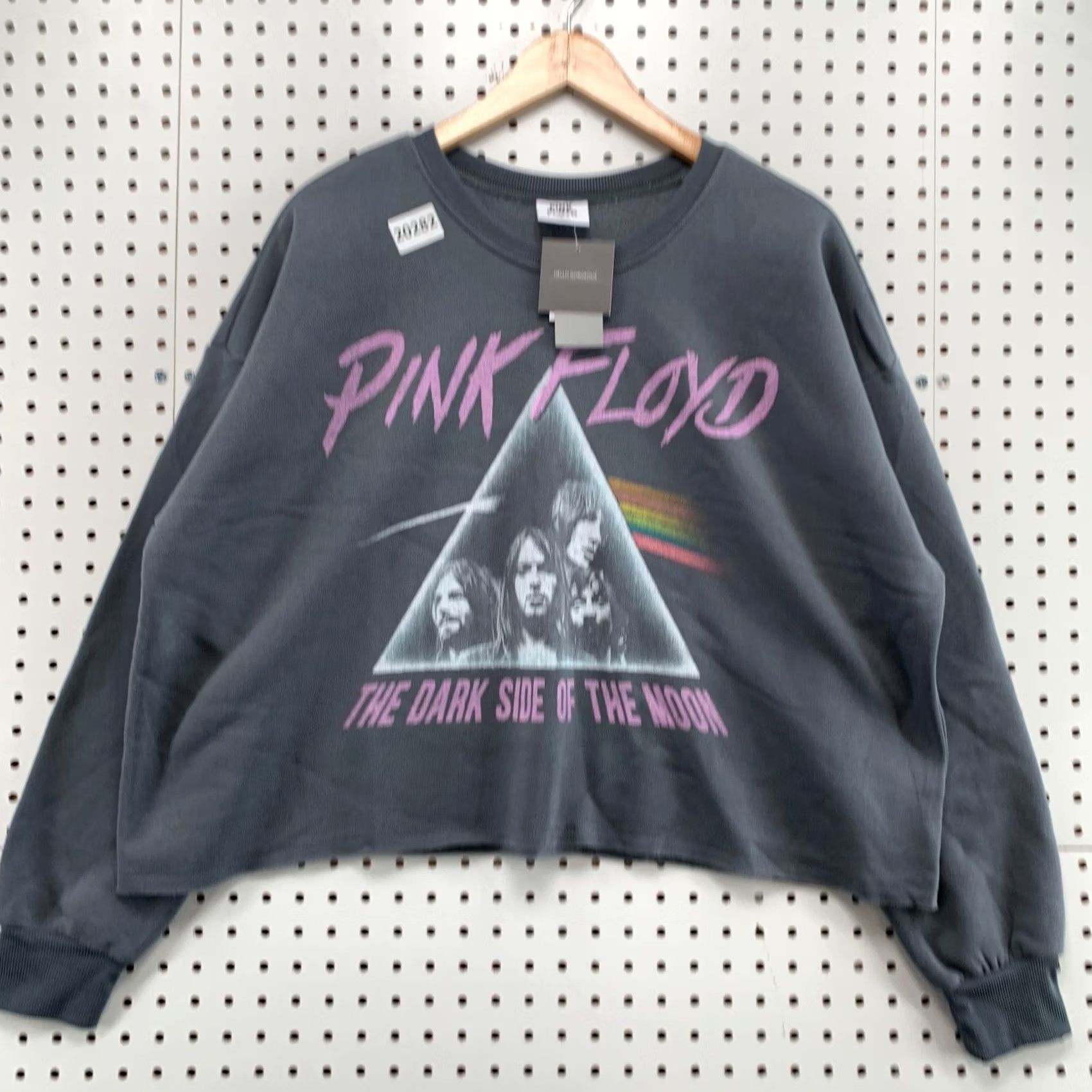 Vintage Pink Floyd Sweatshirt Gray Womens L Crew Neck Pullover NWT 28x22.5 Crewneck Sweatshirt Pullover Dark Gray 90s Concert Merch Womens Size L / US 10 / IT 46 - 5 Thumbnail
