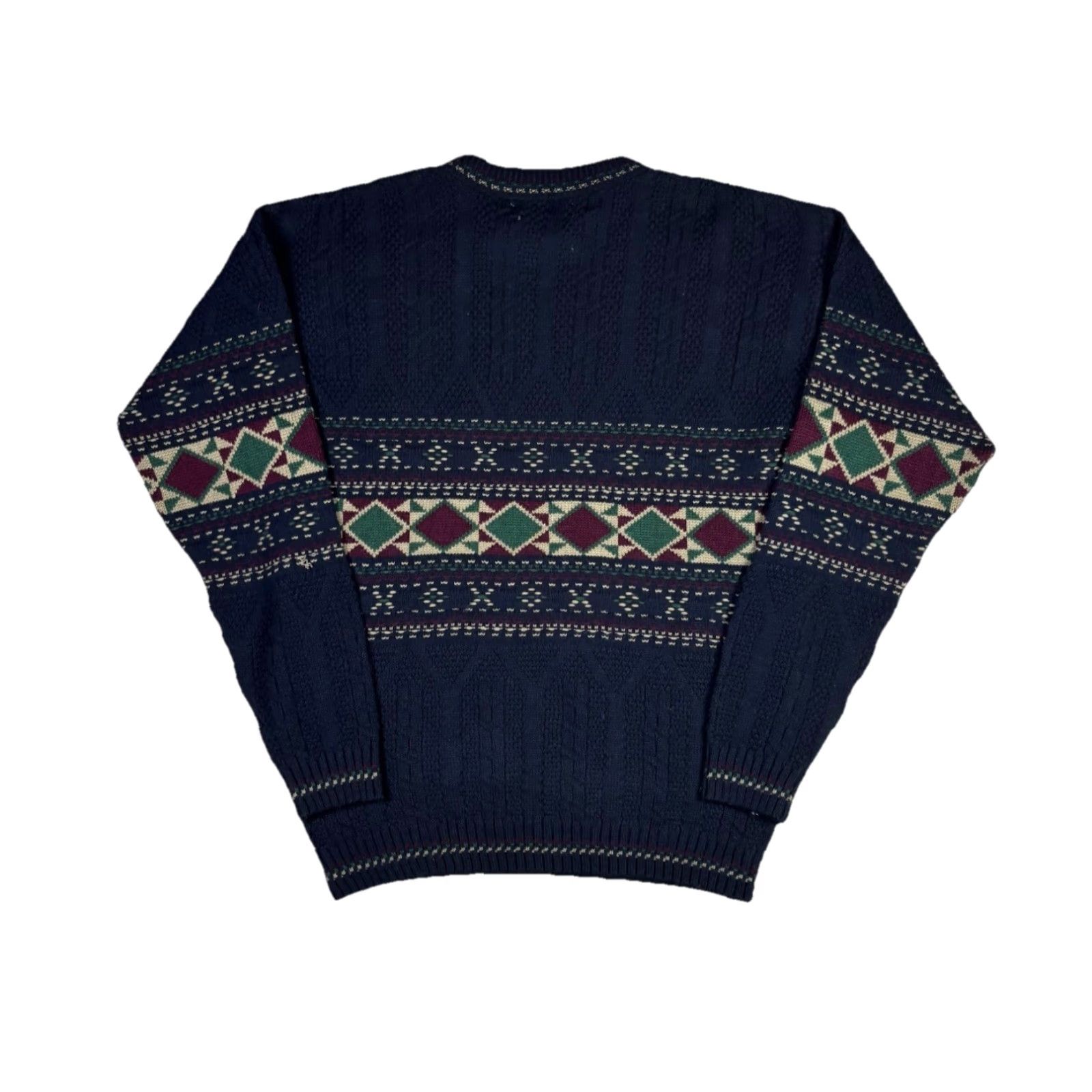 Jantzen Vintage Jantzen Sweater Mens Striped Patterned Pullover Crewneck M Size US M / EU 48-50 / 2 - 2 Thumbnail