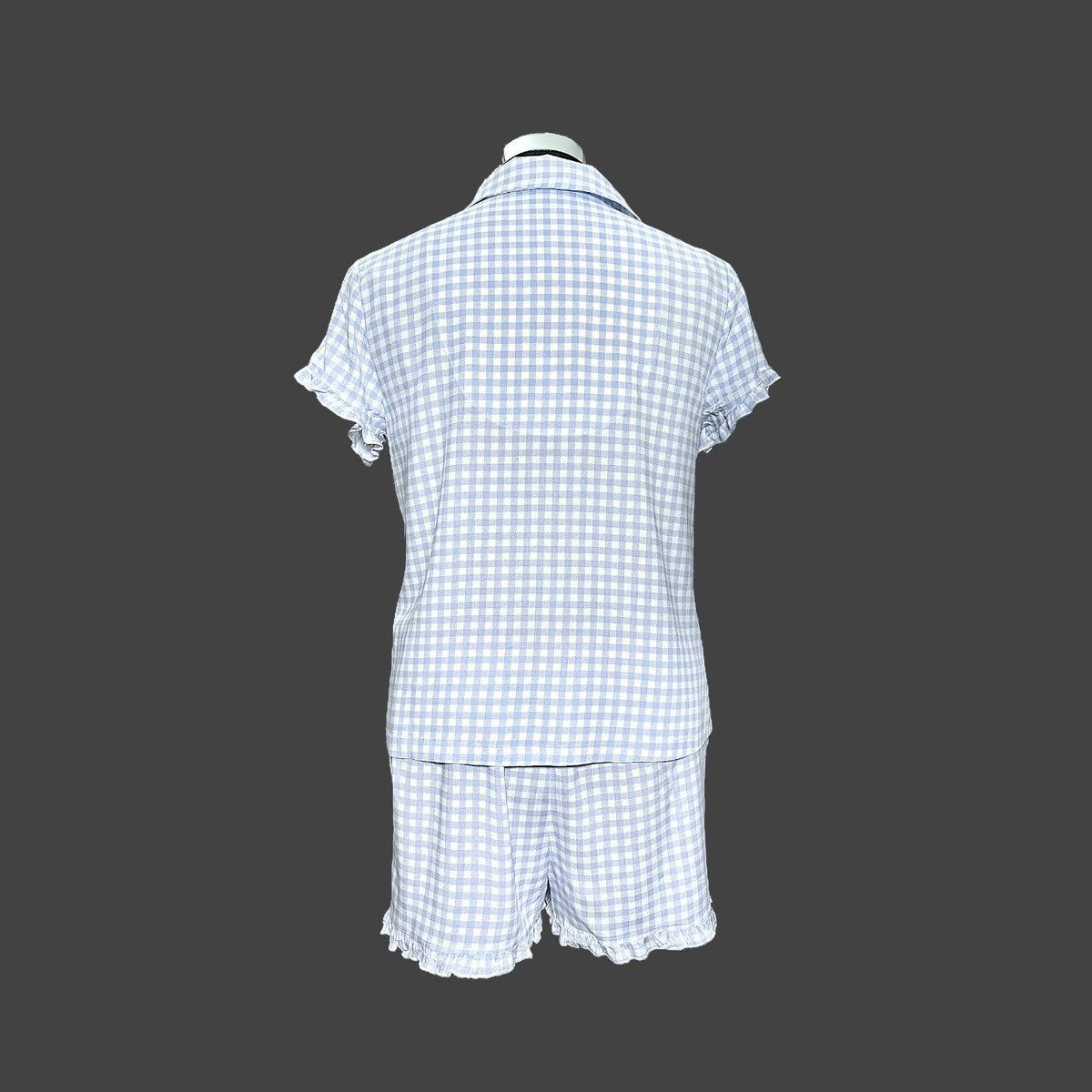 Laura Ashley Laura Ashley Women’s Purple Gingham Lounge 2 Pc Set Sz L Size L / US 10 / IT 46 - 5 Thumbnail