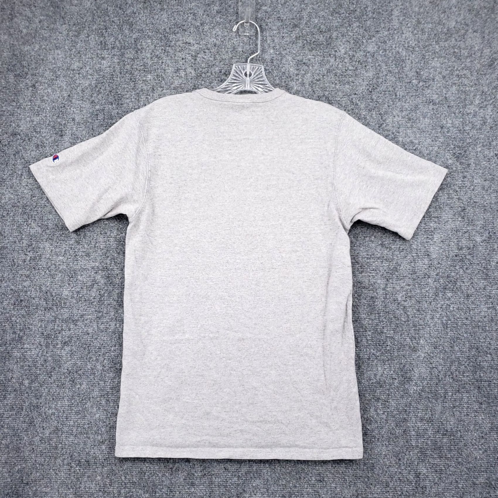 Champion VINTAGE Champion T Shirt Mens S Small Gray Spellout Logo Short Sleeve Pullover 90s Sports USA Size US S / EU 44-46 / 1 - 2 Thumbnail