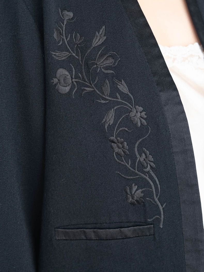 Kenzo KENZO Black floral embroidery set vintage Size M / US 6-8 / IT 42-44 - 6 Thumbnail