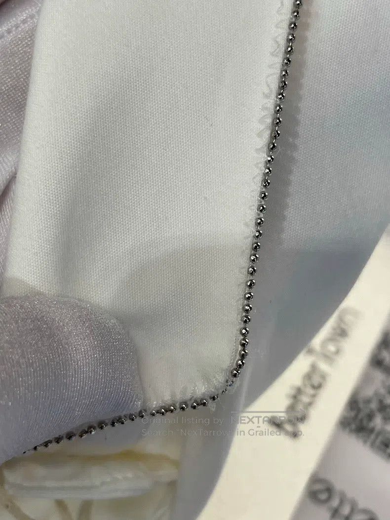 Brunello Cucinelli Brunello Cucinelli White Cotton Slim Fit Long Sleeve Shirt Size XL / US 12-14 / IT 48-50 - 4 Thumbnail
