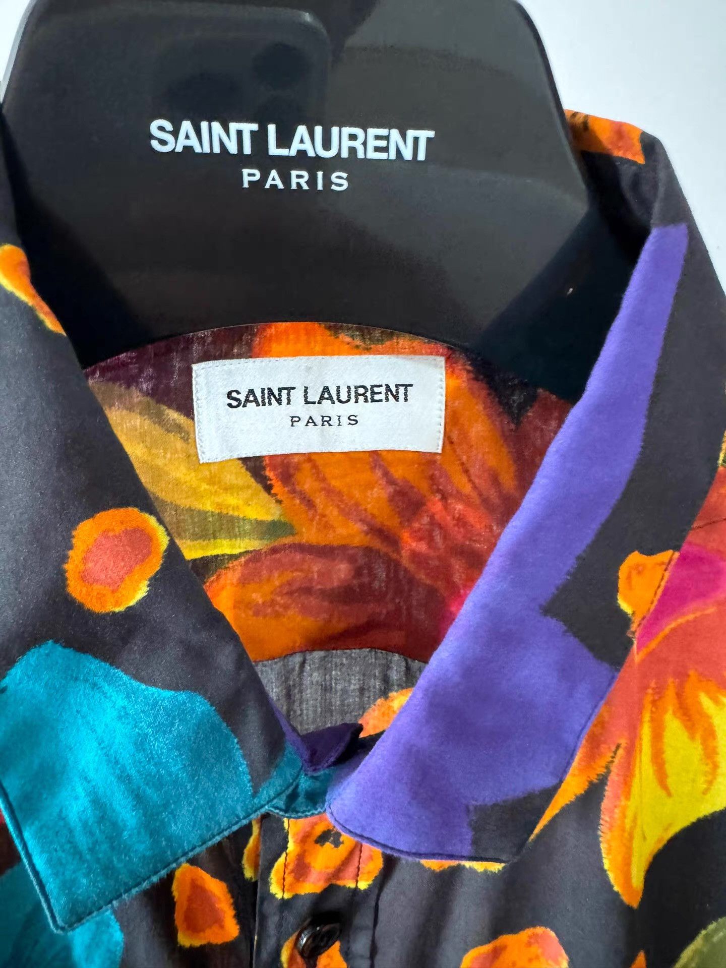 Saint Laurent Paris SLP Saint Laurent Floral Shirt Ｑ23 Size US M / EU 48-50 / 2 - 2 Thumbnail