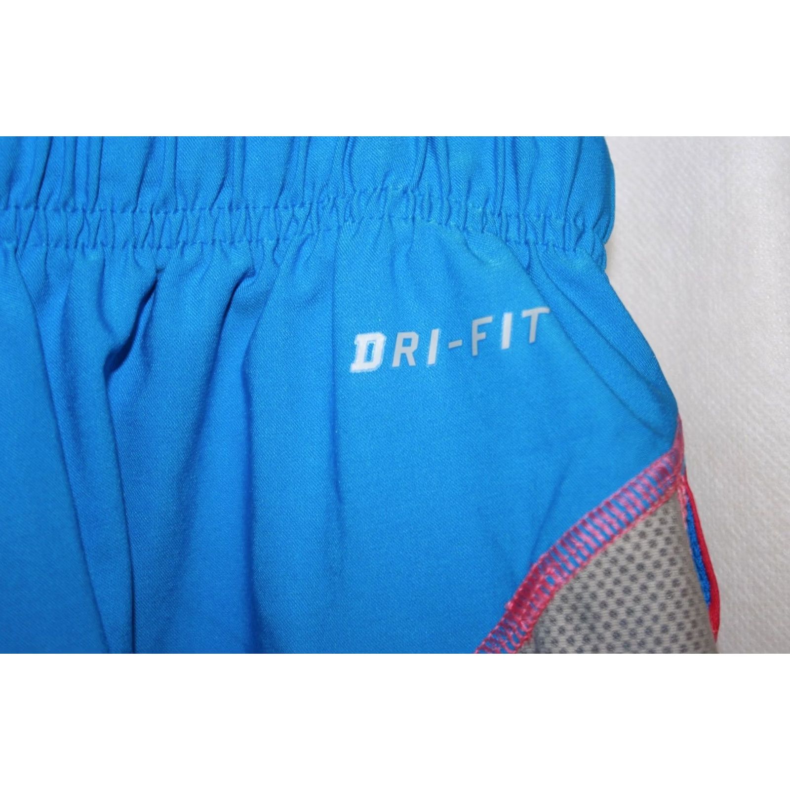 Nike Mens Nike Dri Fit Lacrosse Style Sports Shorts Blue Pink Grey Adult S Size US 29 - 2 Thumbnail